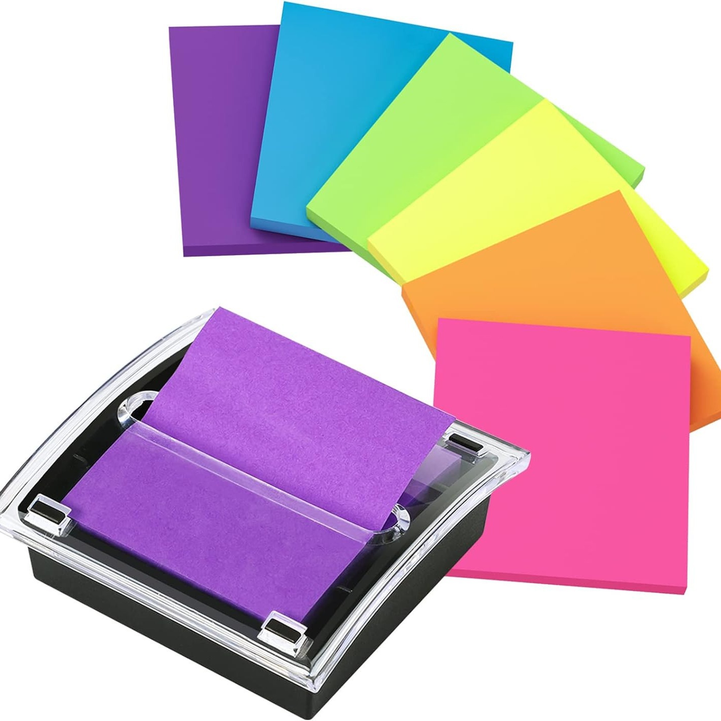 Pop-Up Sticky Note Dispenser With Adhesive 5