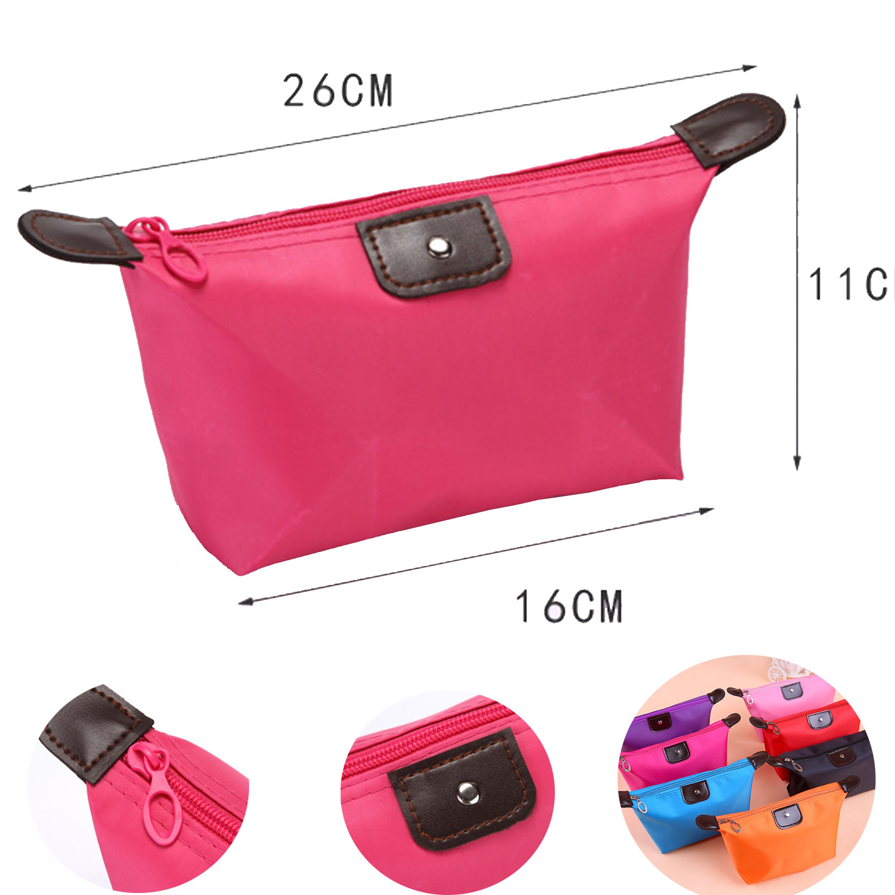 Multifunctional And Waterproof Nylon Cosmetic Bag 1