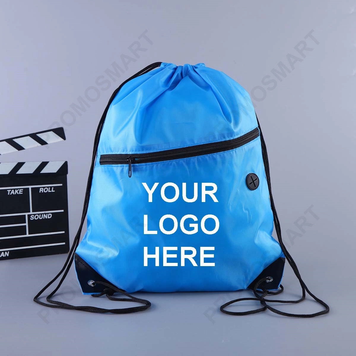 Drawstring Backpack With Earphone Hole 4