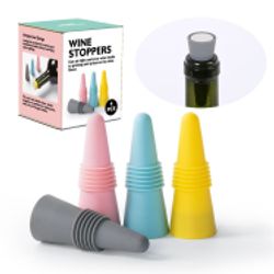 Silicone Wine Bottle Stopper Set 2