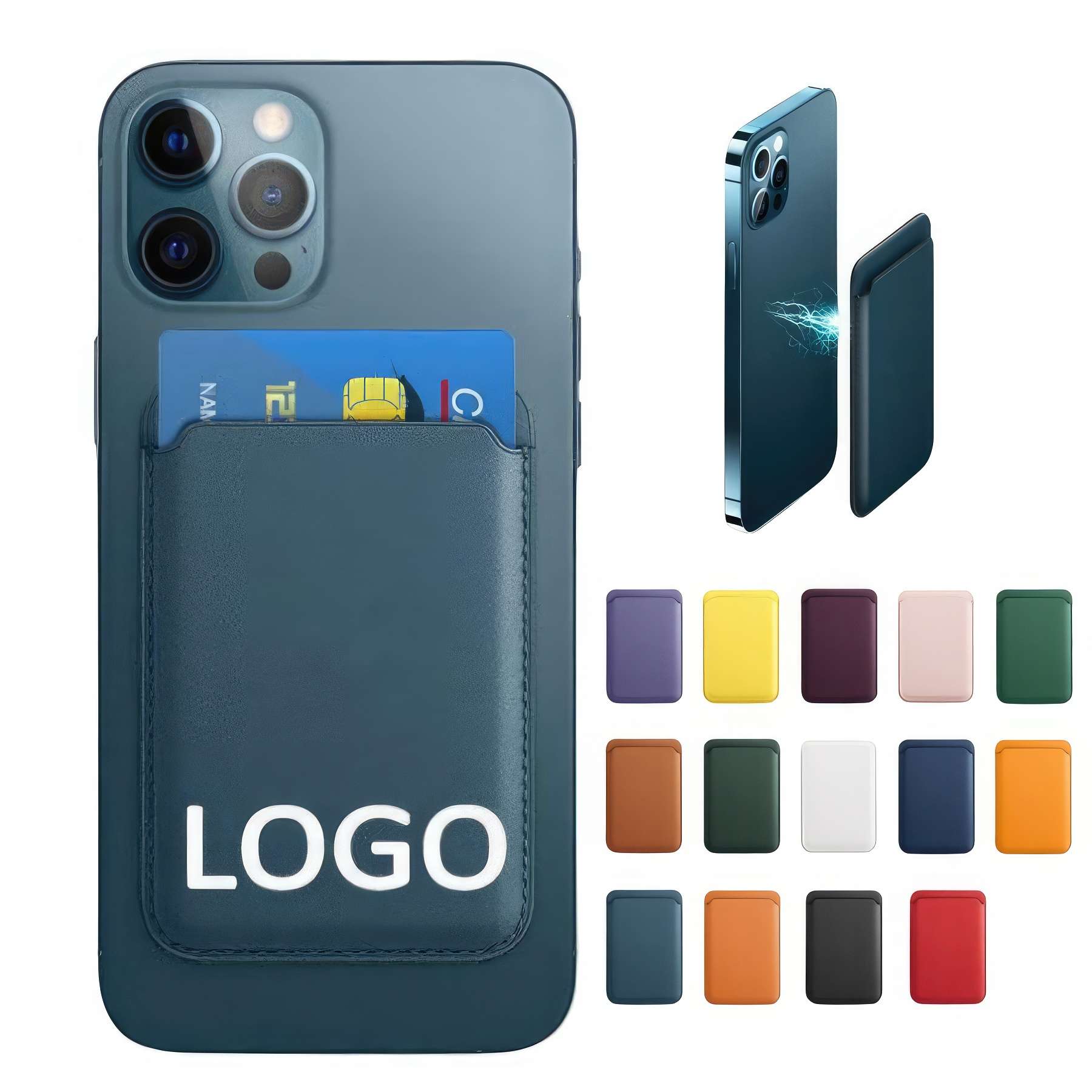 Magnetic Card Wallet Holder with MagSafe 1