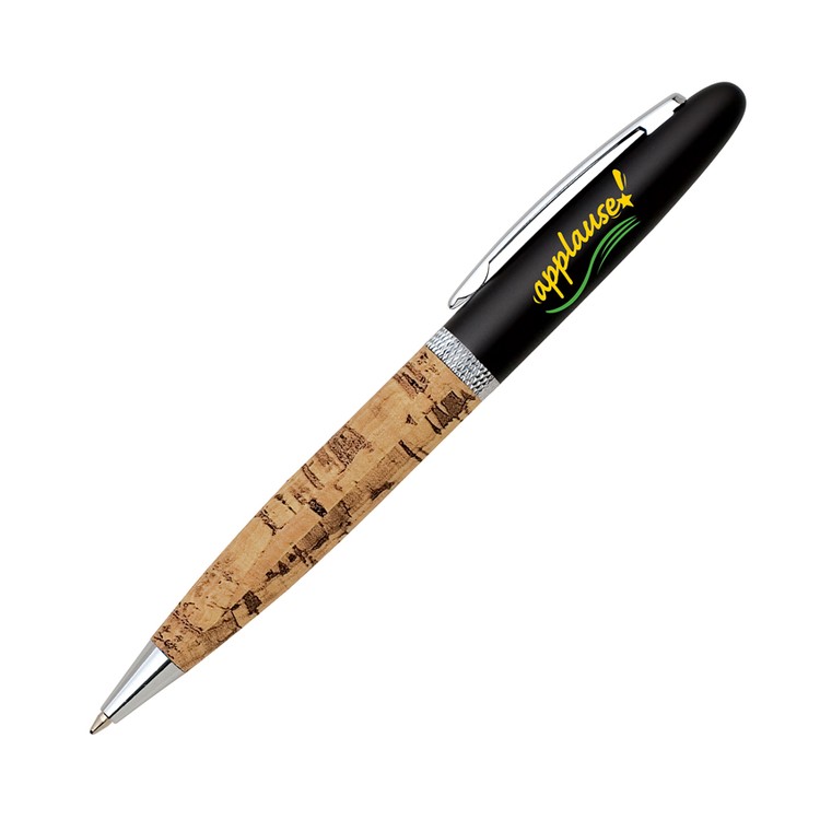 Cork Twist Brass Ballpoint Pen 6