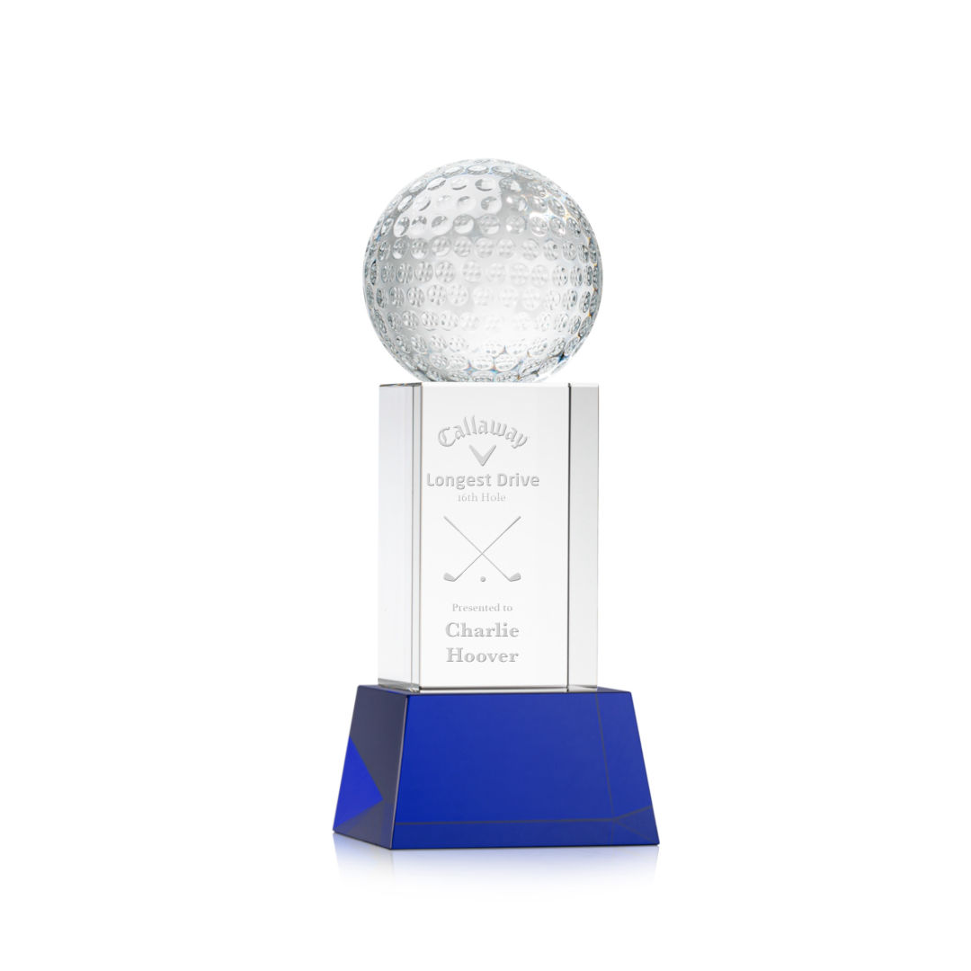 Golf Ball Award on Belcroft Base - Blue 5