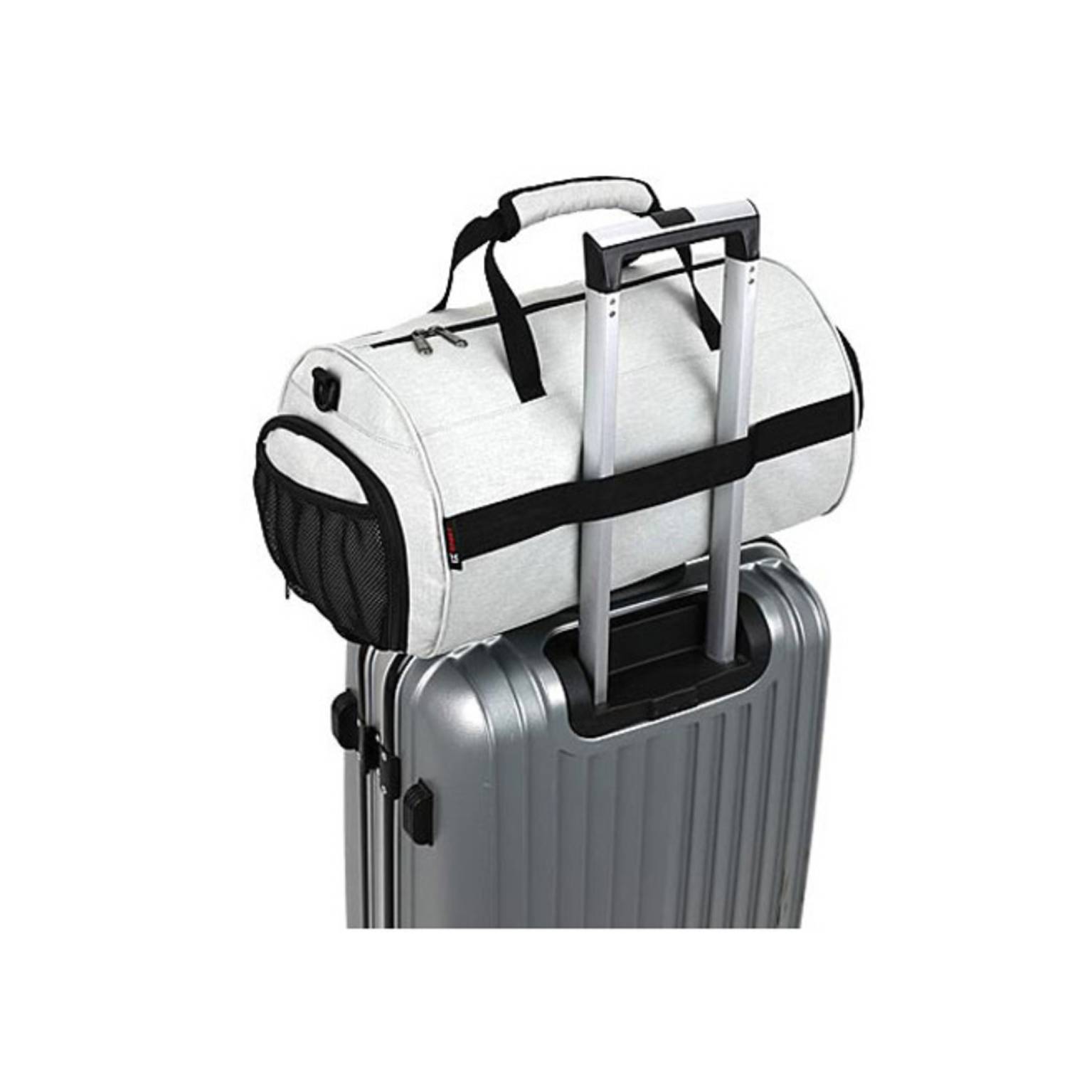 Large Capacity Cylindrical Polyester Sports Duffel Bag 3