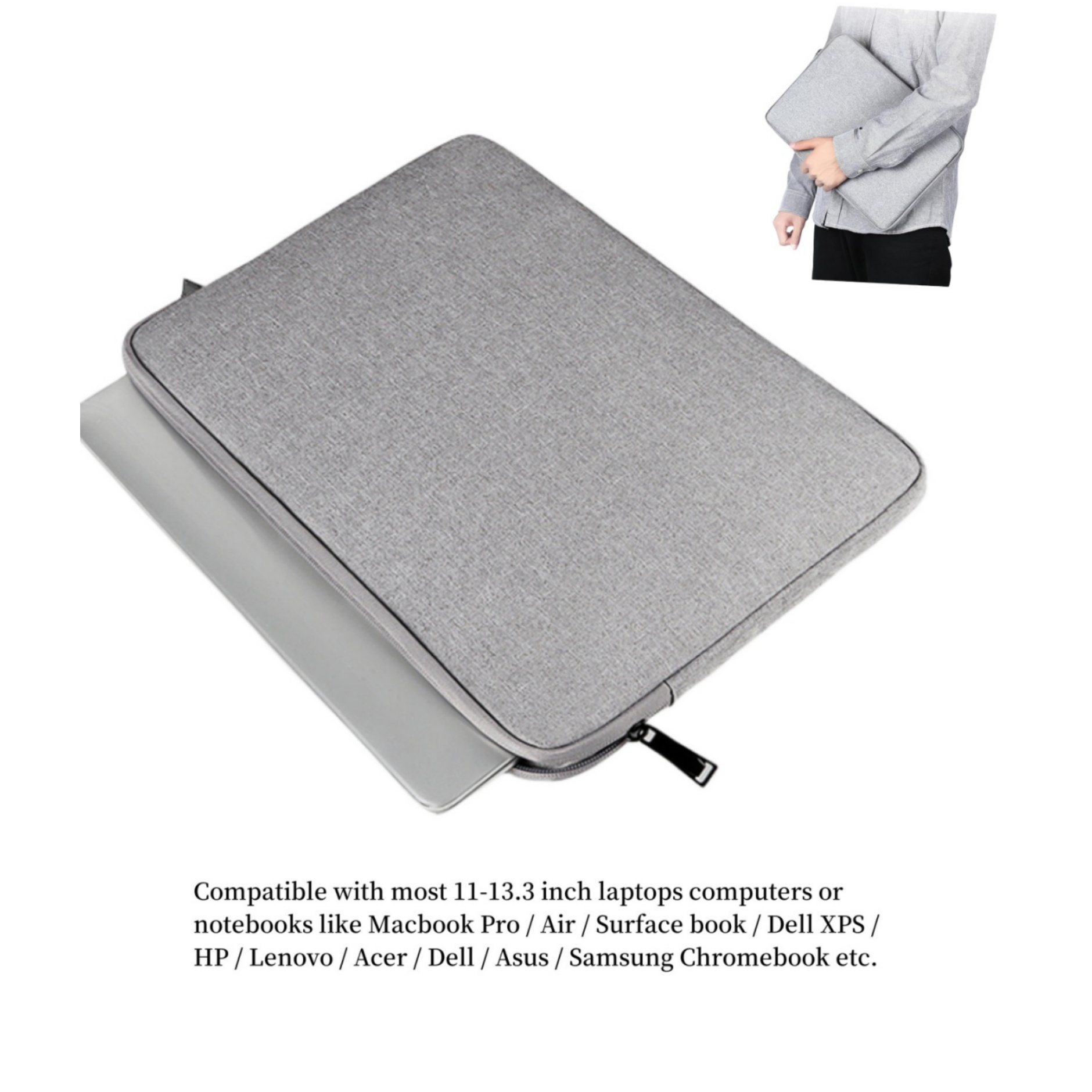 13.3 inch Laptop Sleeve Computer Bag 6