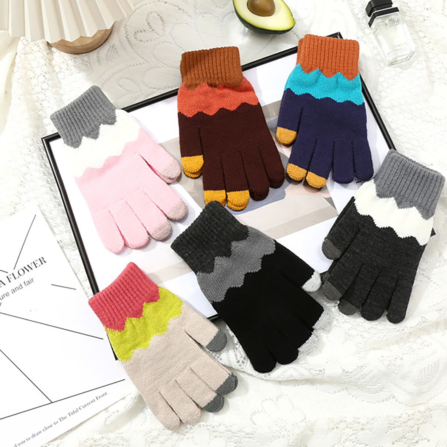 Winter Warm Knitted Touchscreen Gloves 7