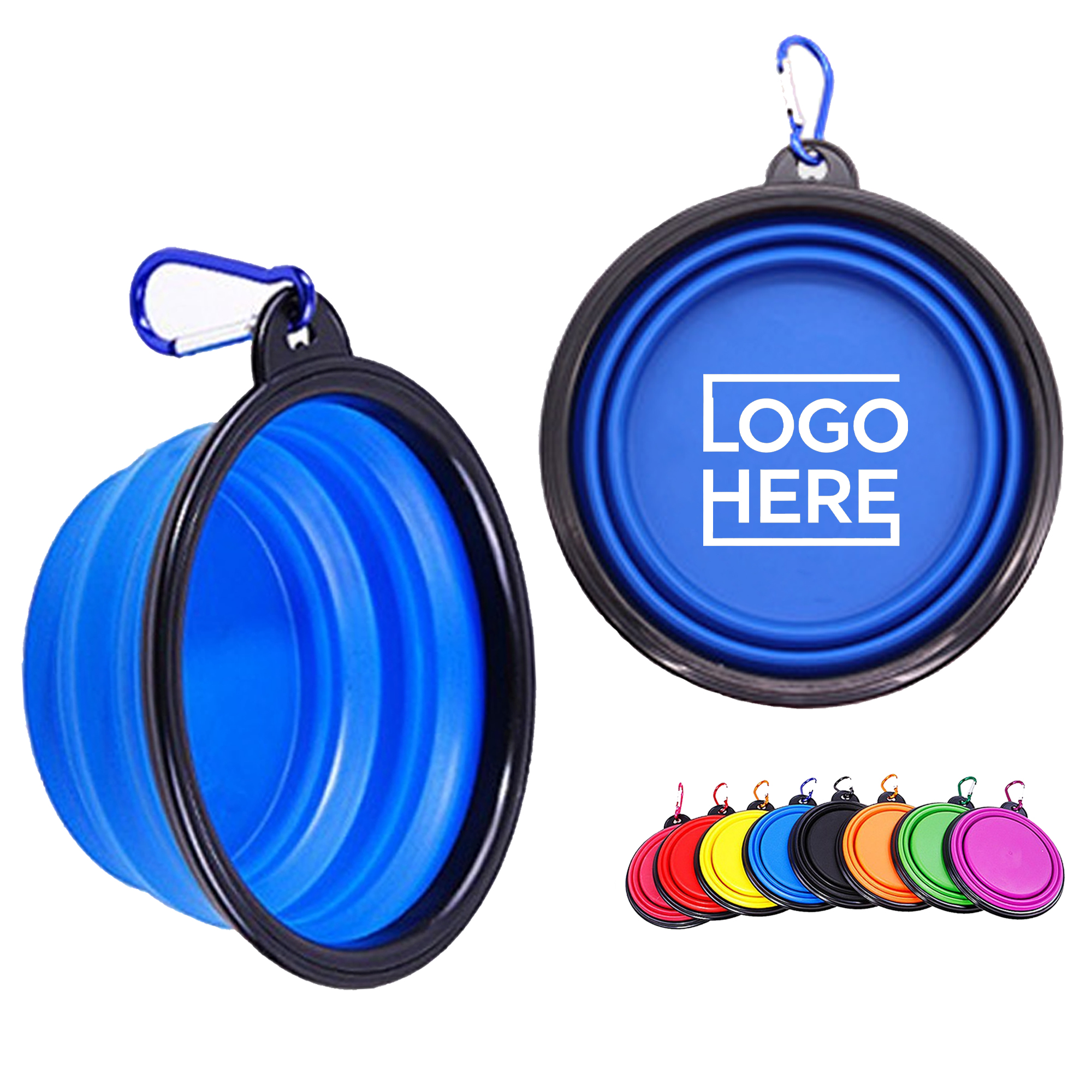 Collapsible Silicone Portable Travel Dog Bowl 2