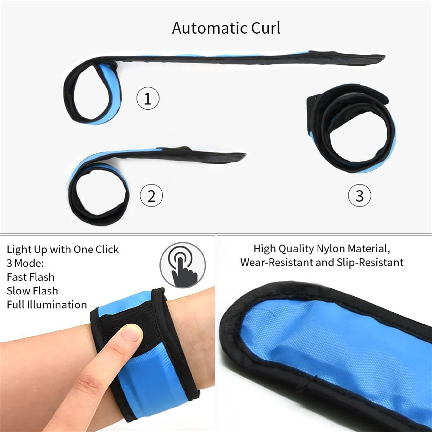 Led Light Up Slap Band 6
