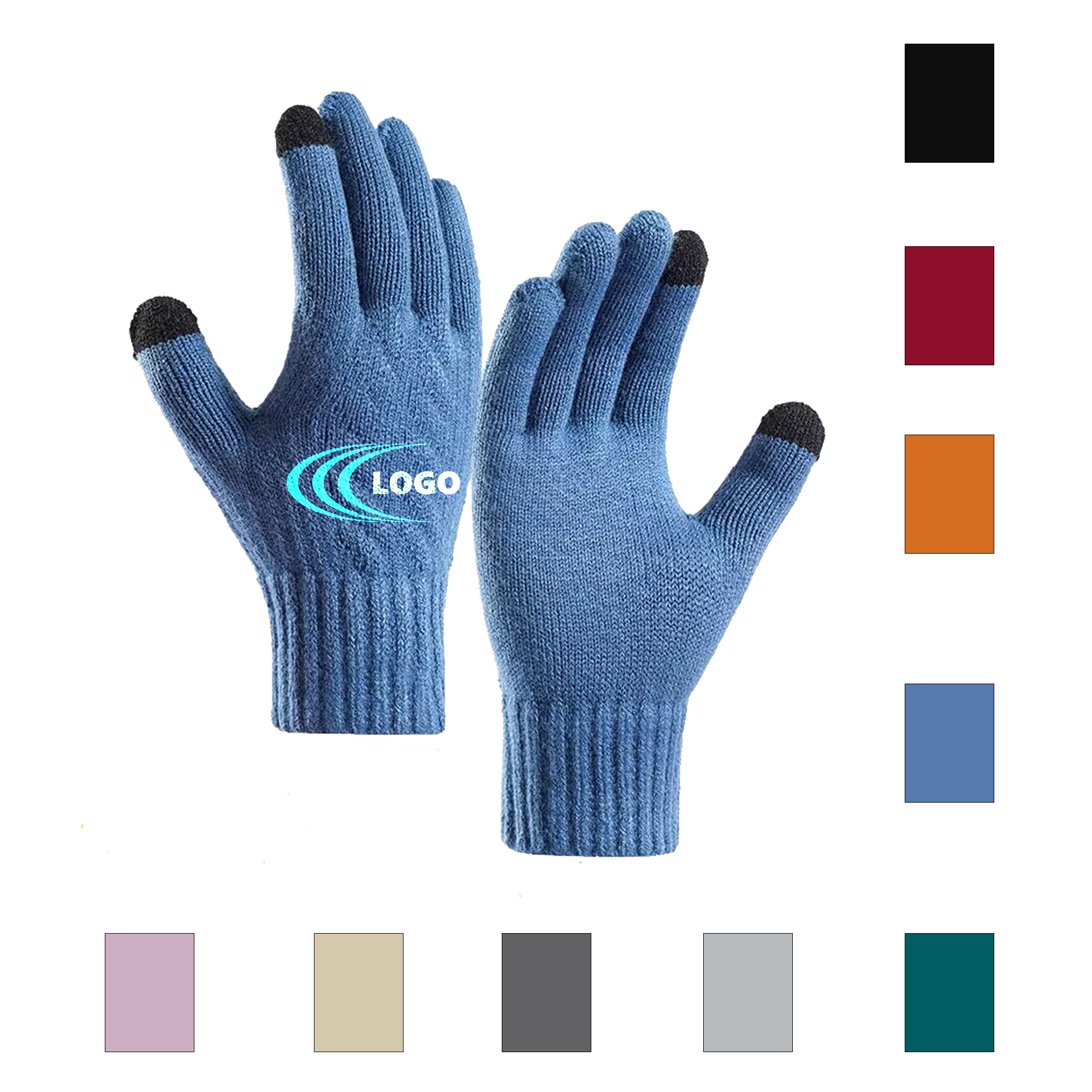 Outdoor Lightweight Soft Knit Gloves 1