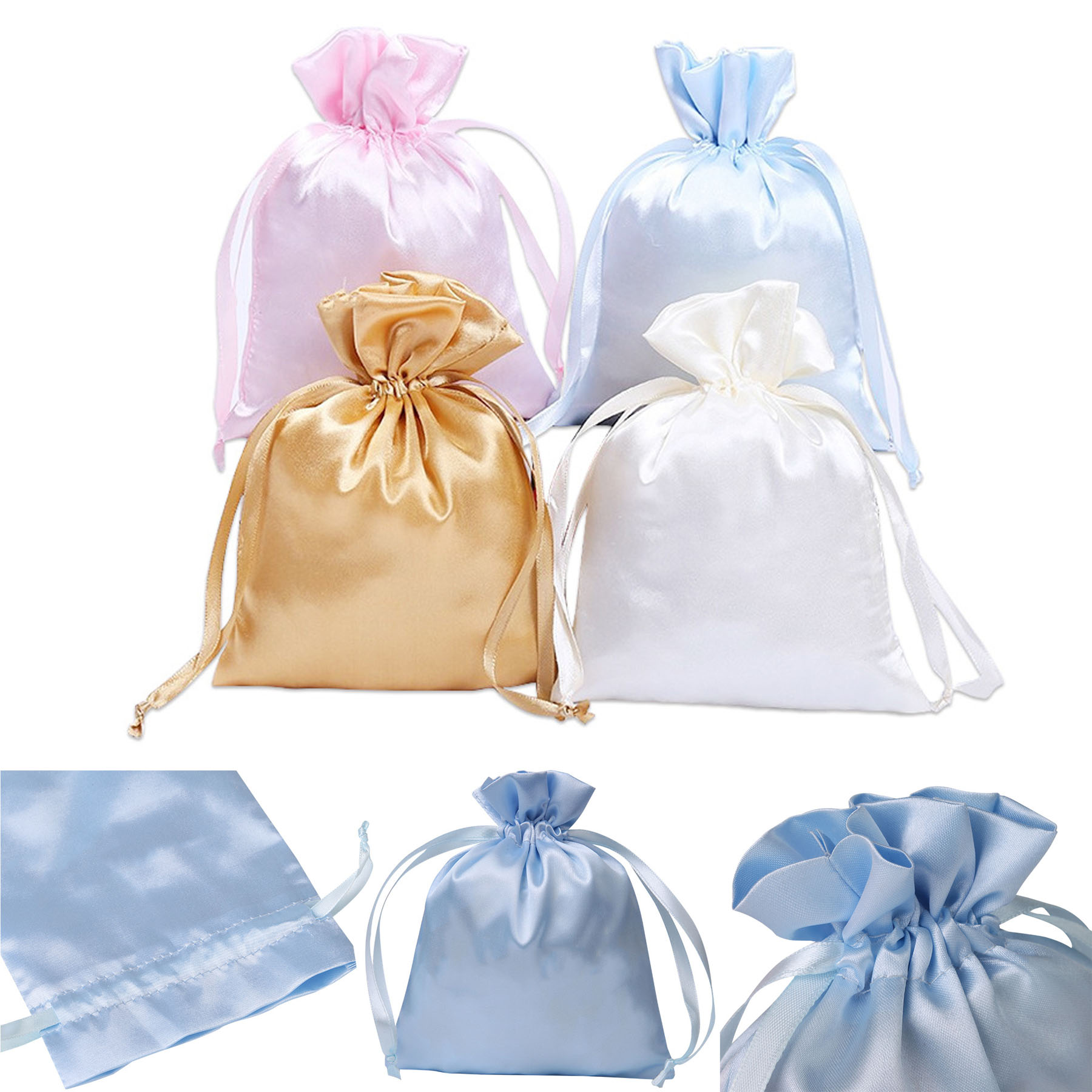 Drawstring Satin Present Bag 1
