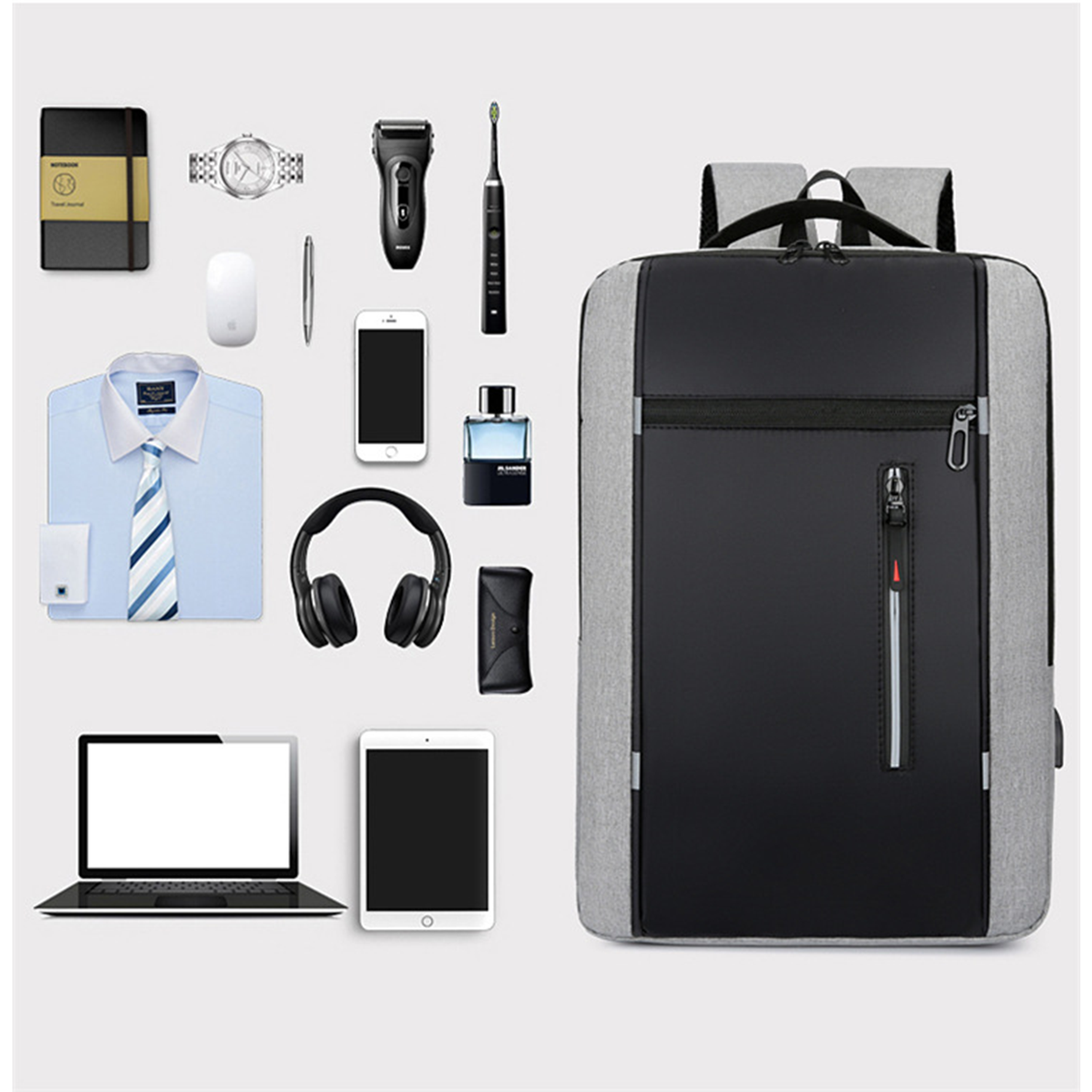 Large Backpack for Travel with USB Charging Port 5