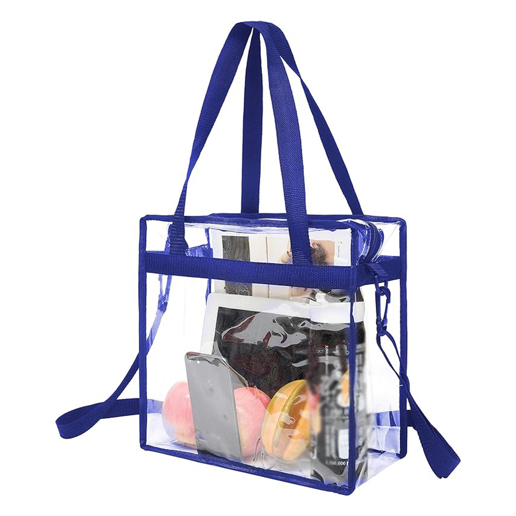 Clear Tote Bag w/Zipper Closure 3