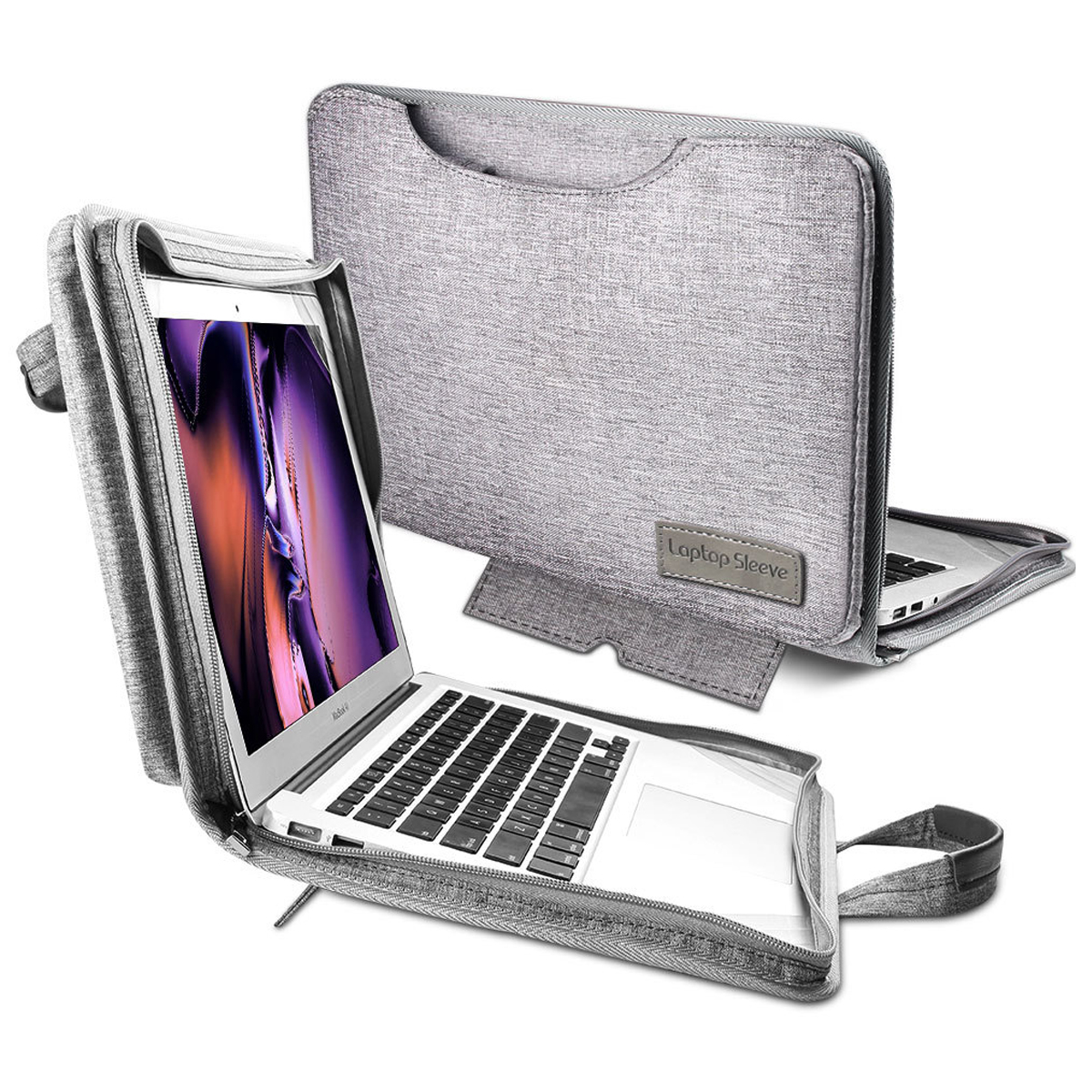 Genuine Leather Laptop Briefcase Messenger Bag 4