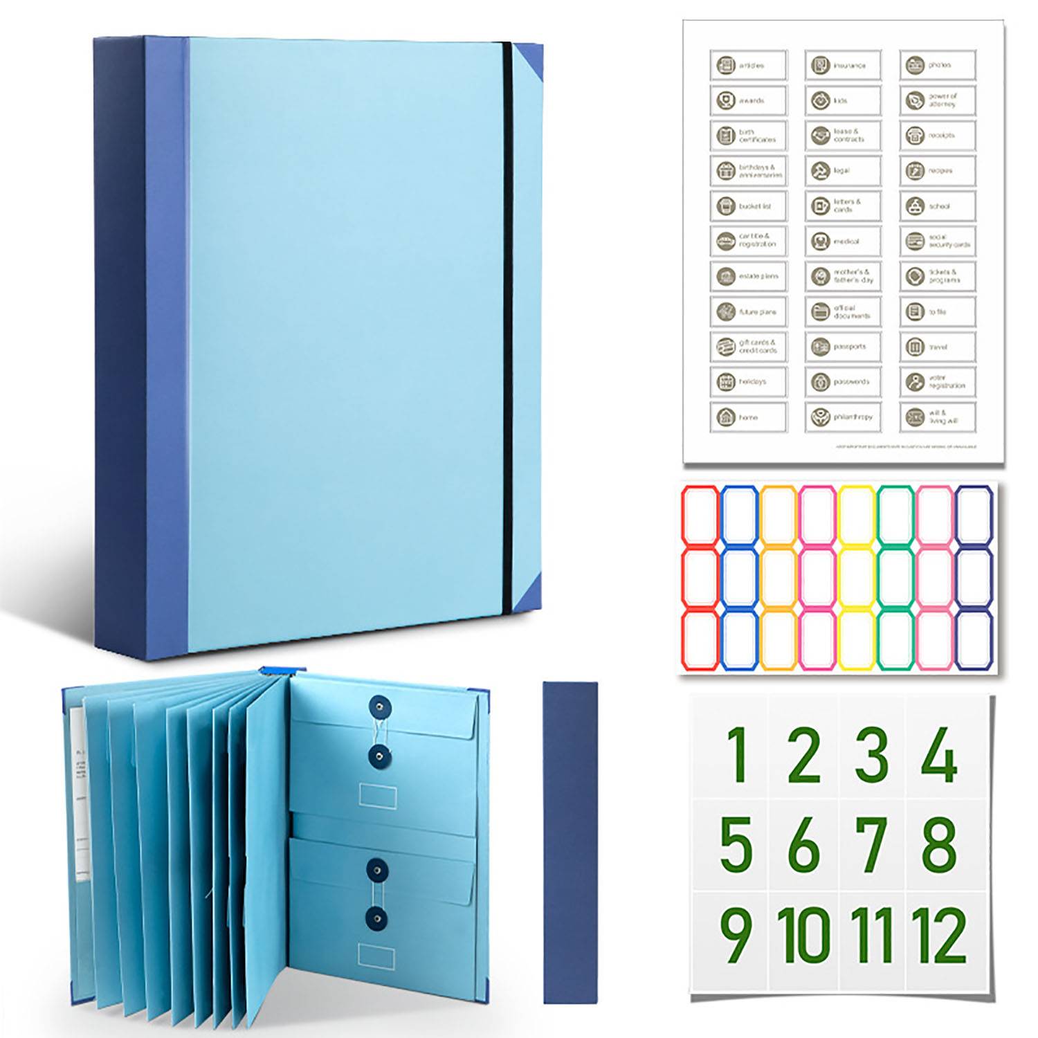 Elegant Accordion Style Fold Out File Holder 2