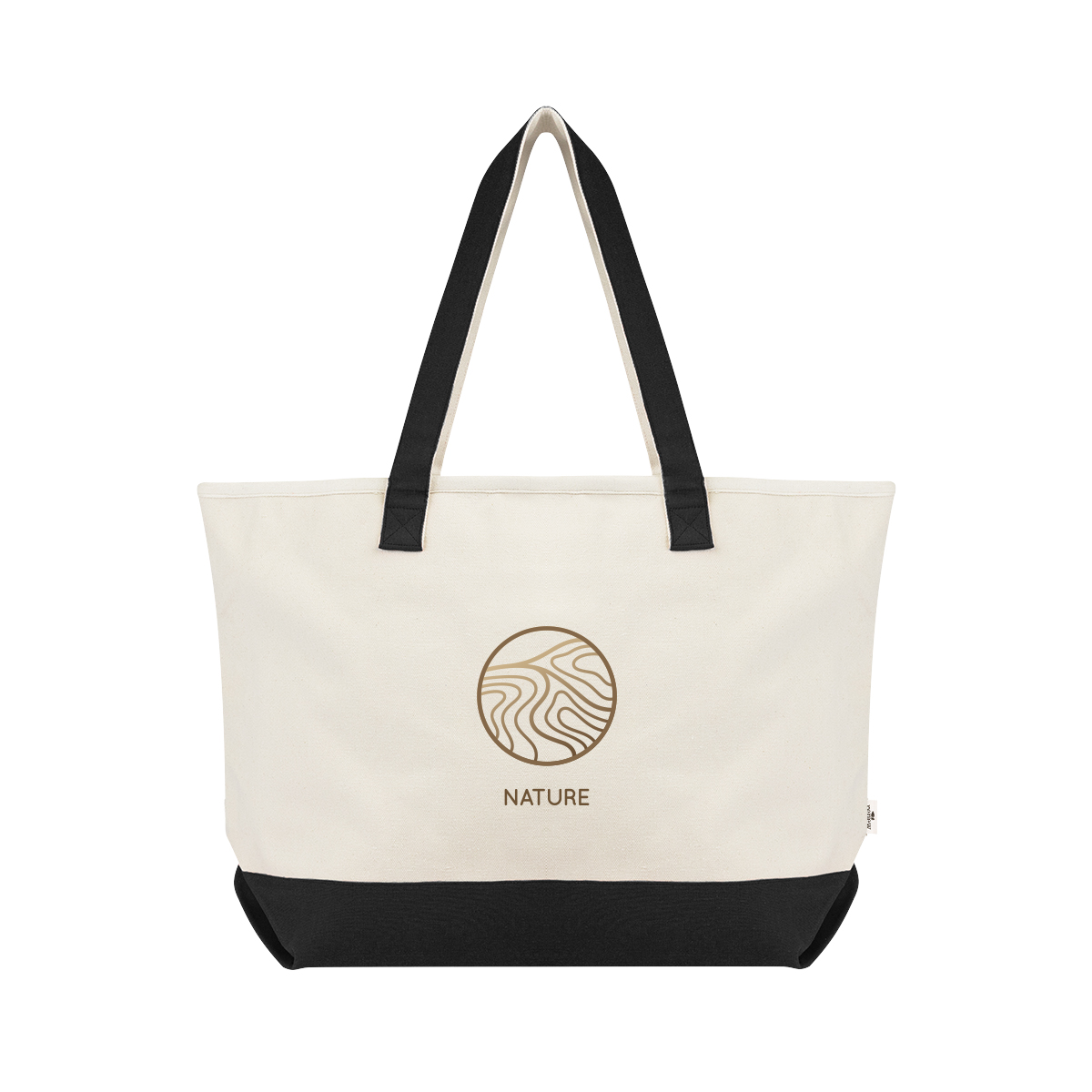 Large Starboard Recycled Cotton Canvas Tote Bag, custom tote bag with logo imprint 1