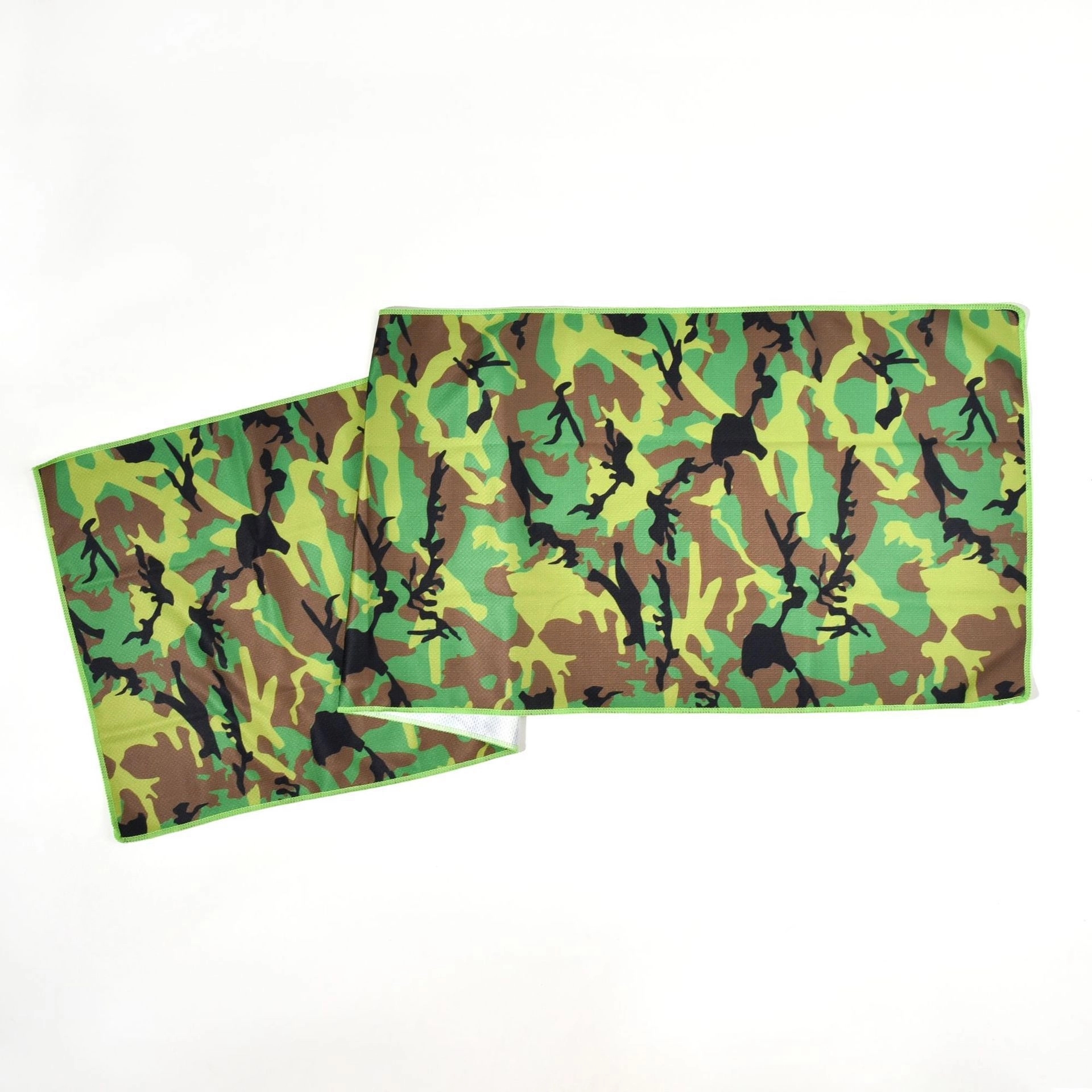 Camouflage Cooling Towel With Zip Pocket, custom towel with logo imprint 5