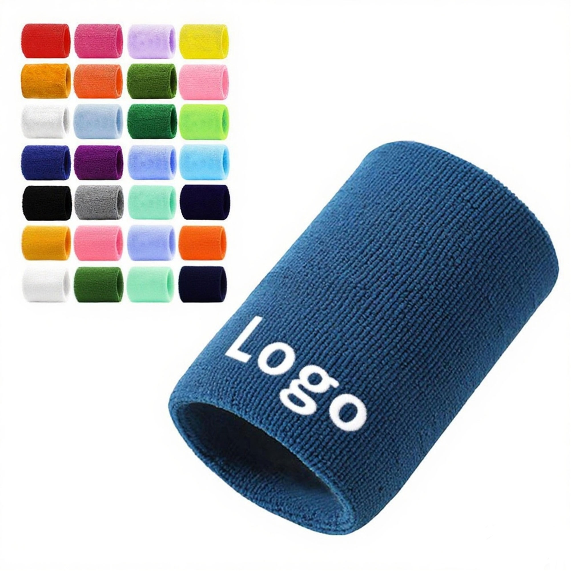 Athletic Cotton Wristband For Sweat Absorption 6