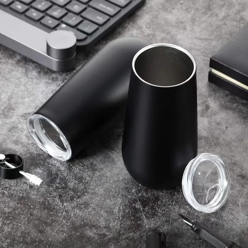 6oz U-shaped Stainless Steel Wine Thermos 3