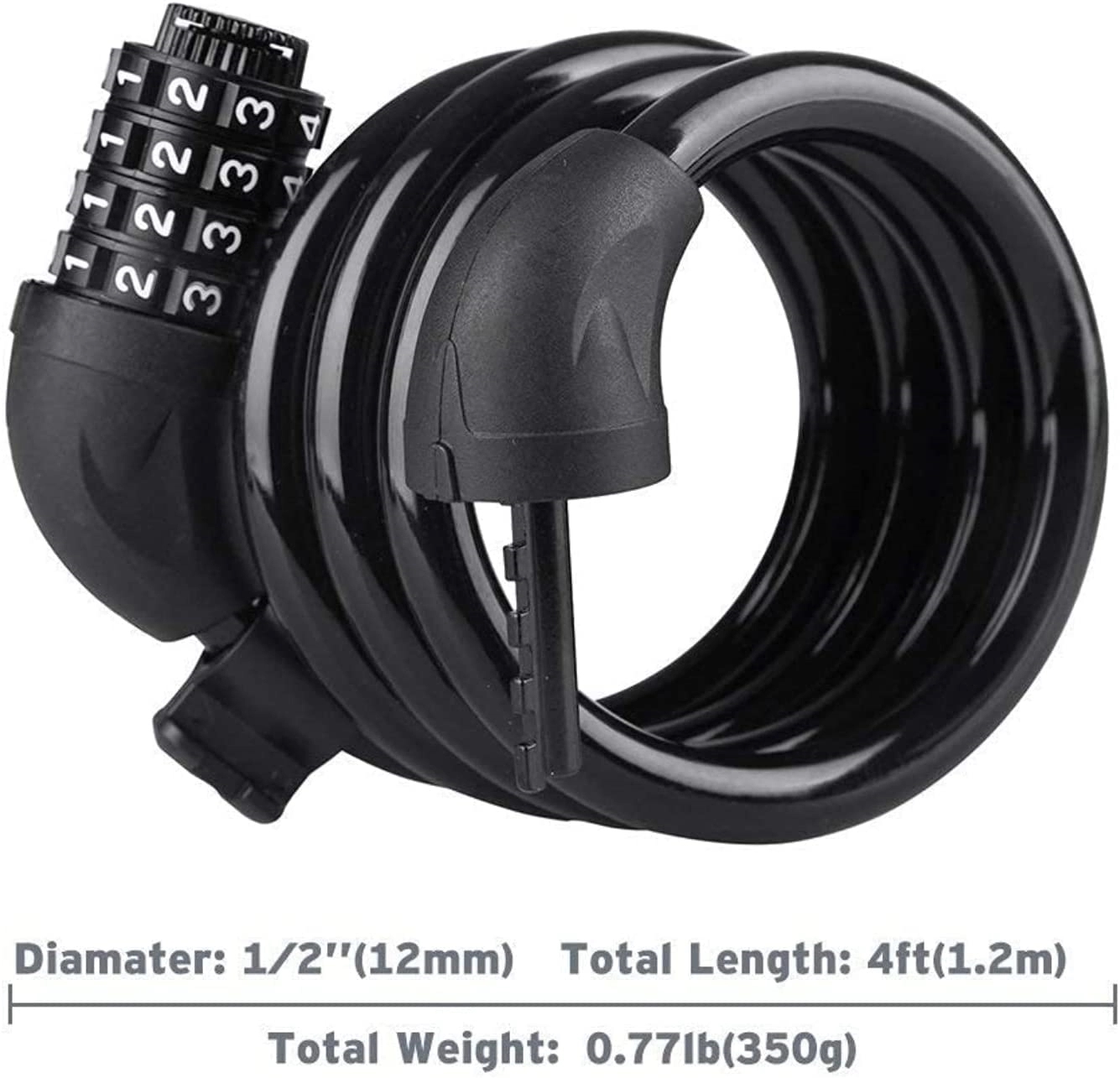 Bicycle 5 Digit Combination Lock 2