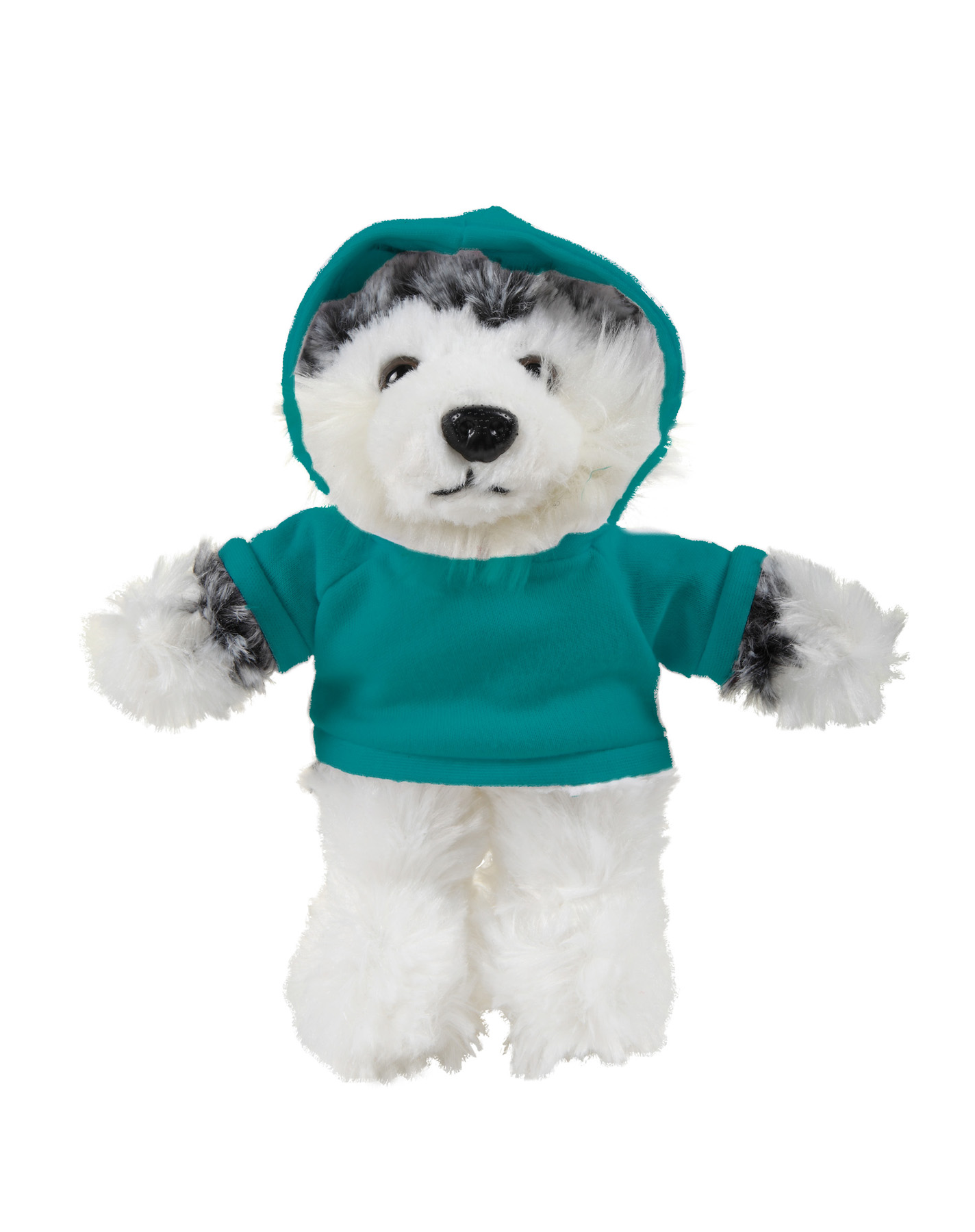 soft plush Husky with hoodie 10
