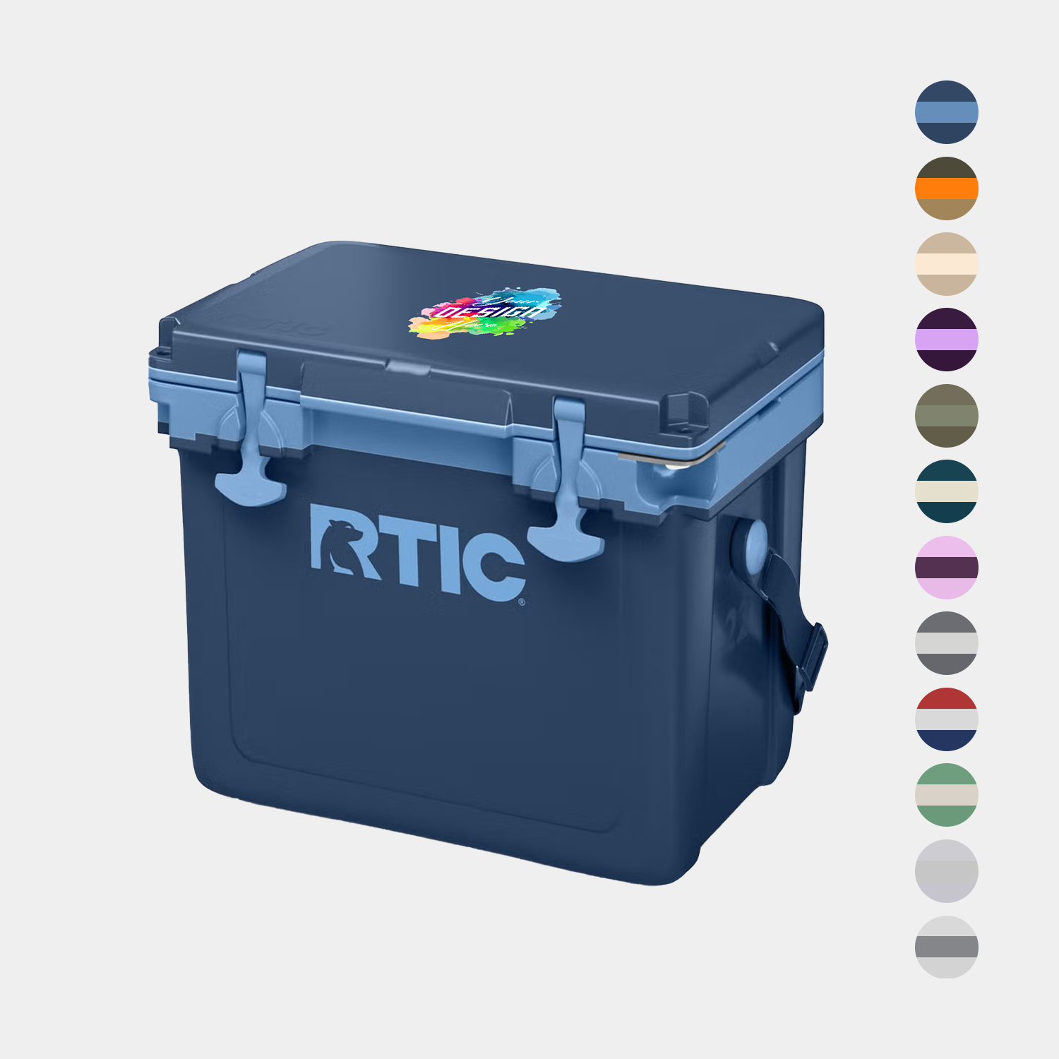 22 QT RTIC® Insulated Ultra-Light Hard Cooler Ice Chest (19.5" x 15.75") 4
