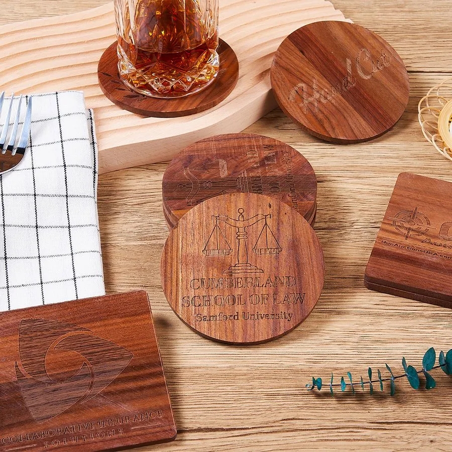 Custom Handmade Walnut Coaster 4