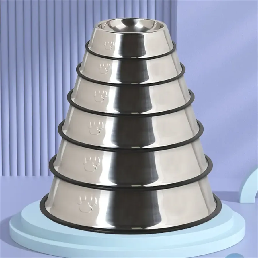 Stainless Steel Dog Cat Bowls 3