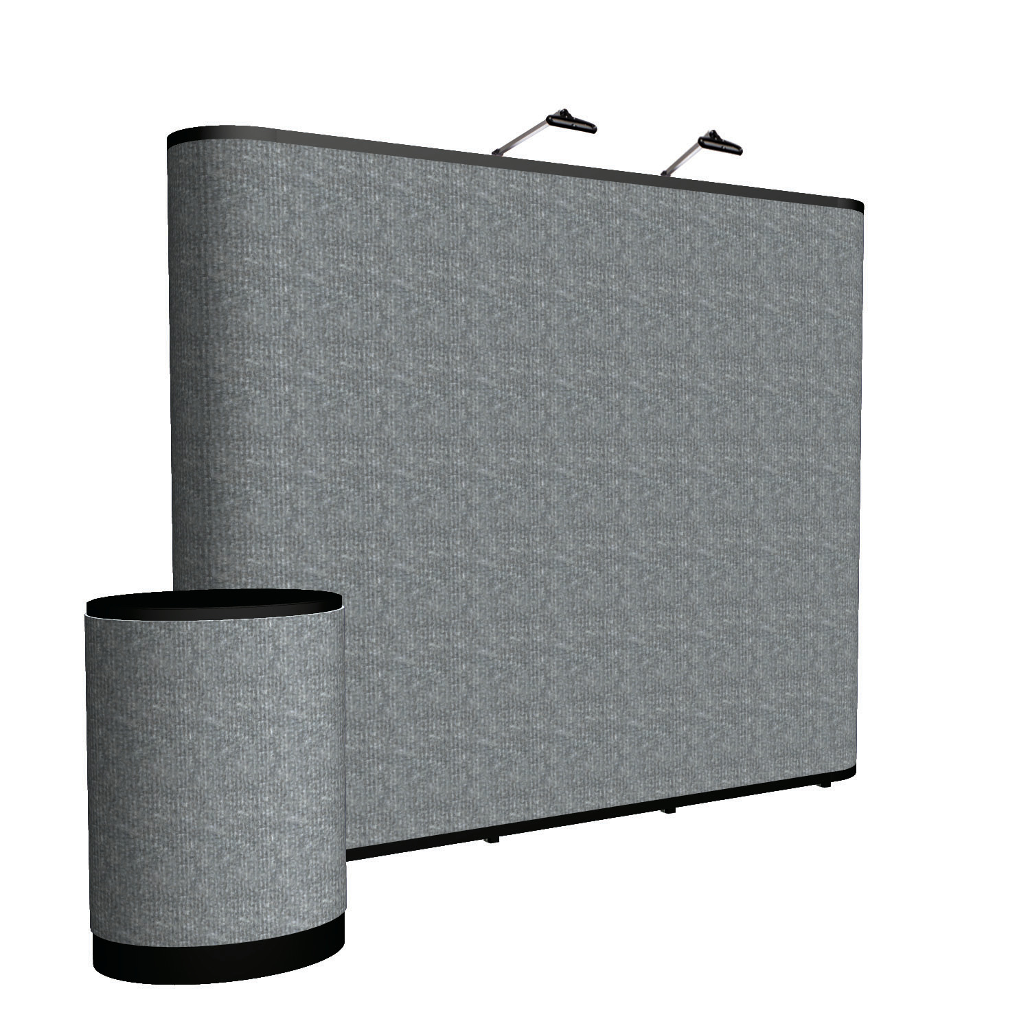 10' Straight Show 'N Rise Floor Display Kit (Fabric) 8