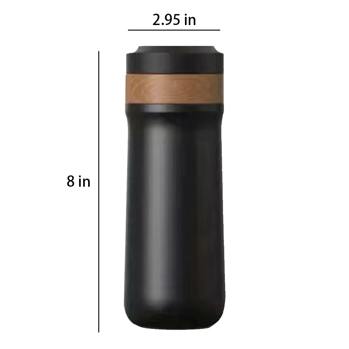 Portable French Press Car-Go Coffee Maker Insulated Bottle 2