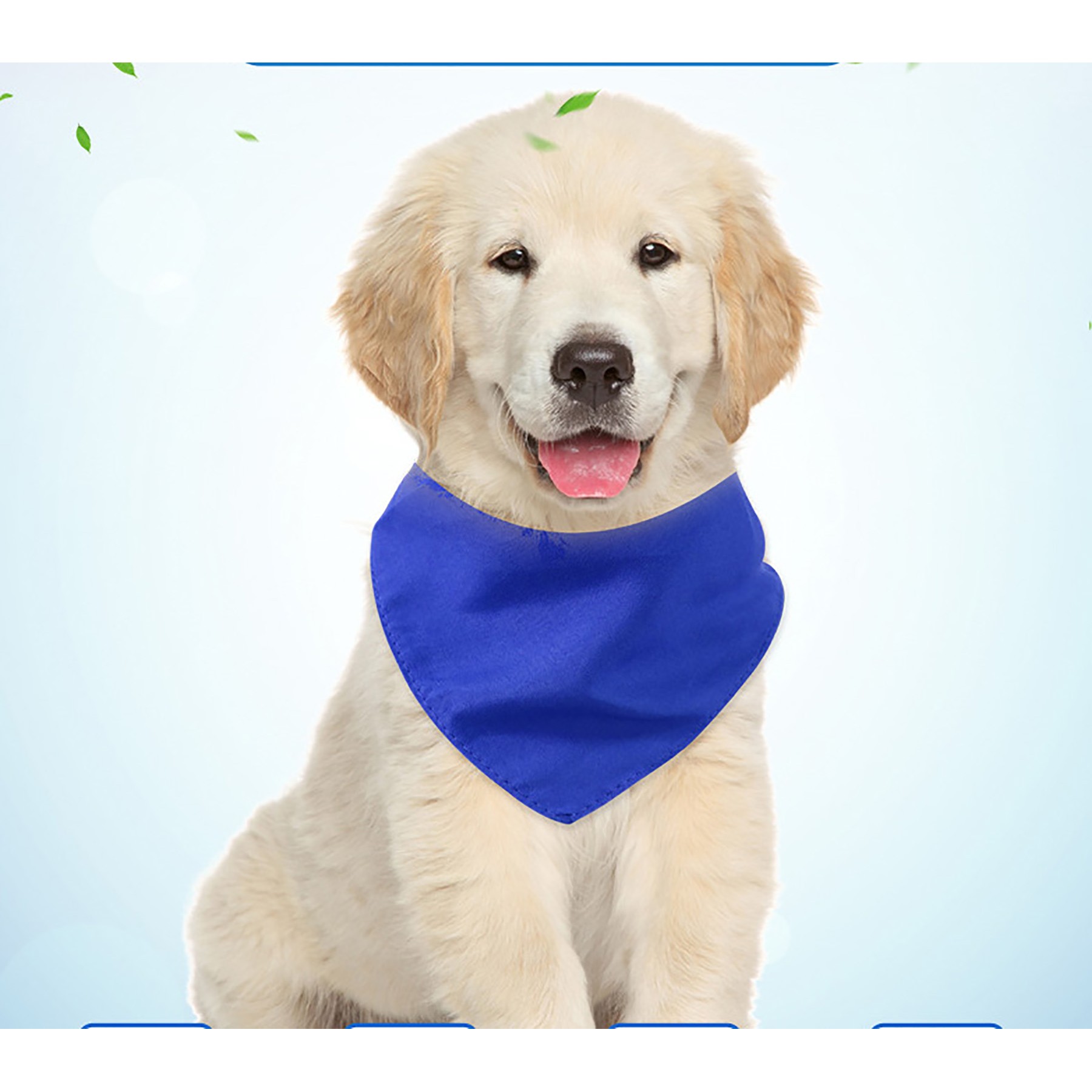 Pet Drool Towel Triangle Scarf 2