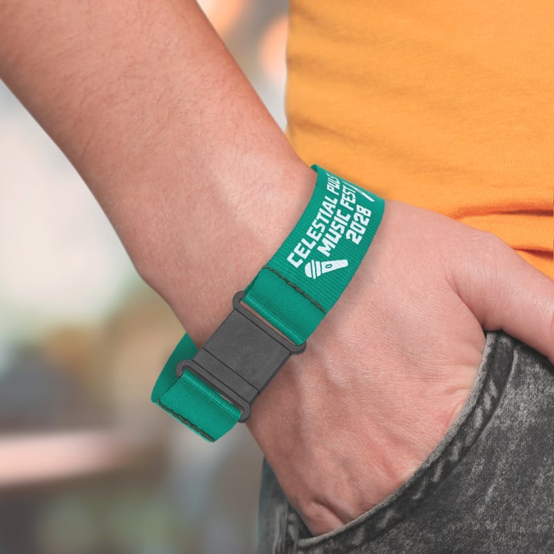 Custom Breakaway Polyester Wristbands 77
