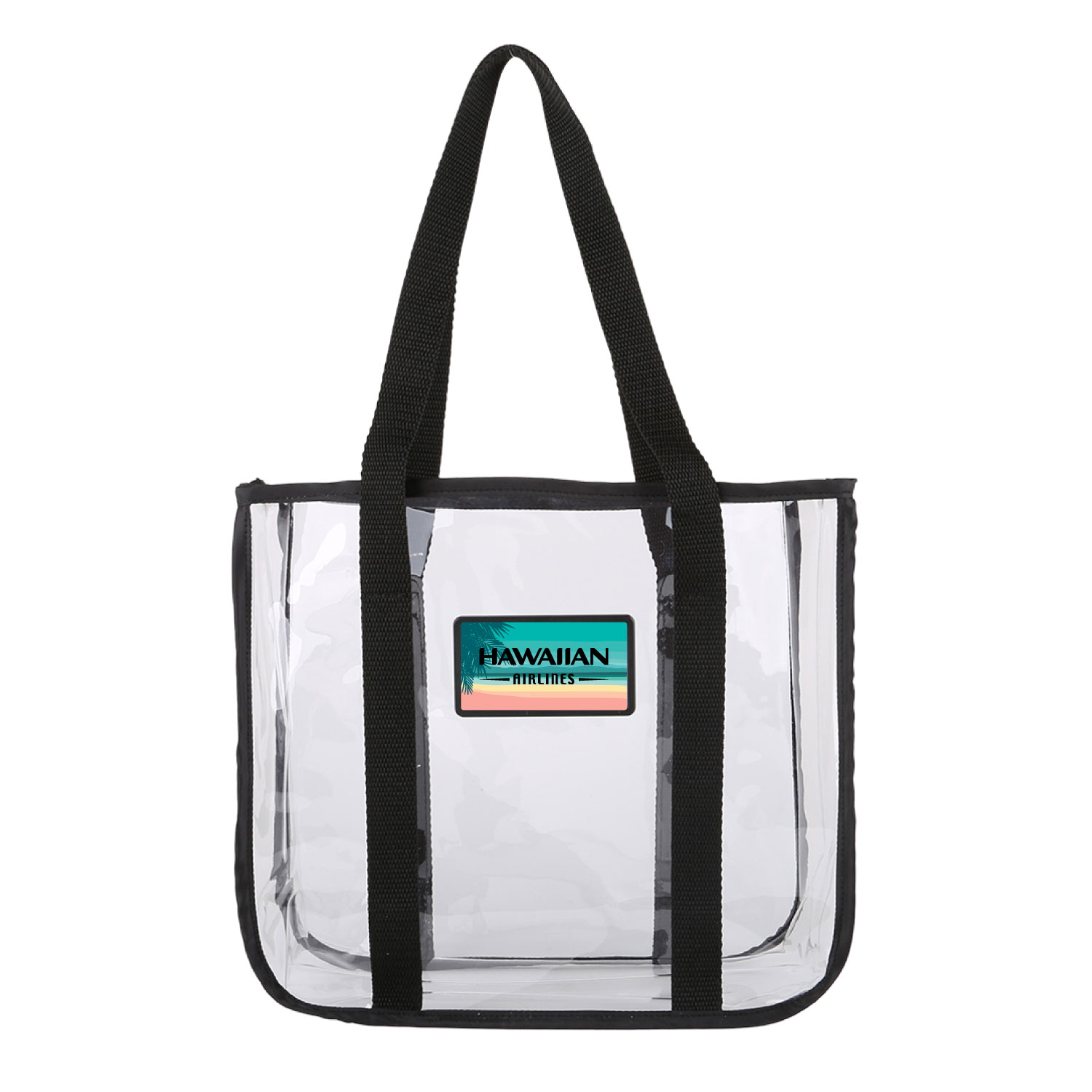 Premium Clear Stadium Approved Tote Bag w/ Shoulder Strap - Full Color Imprint 2