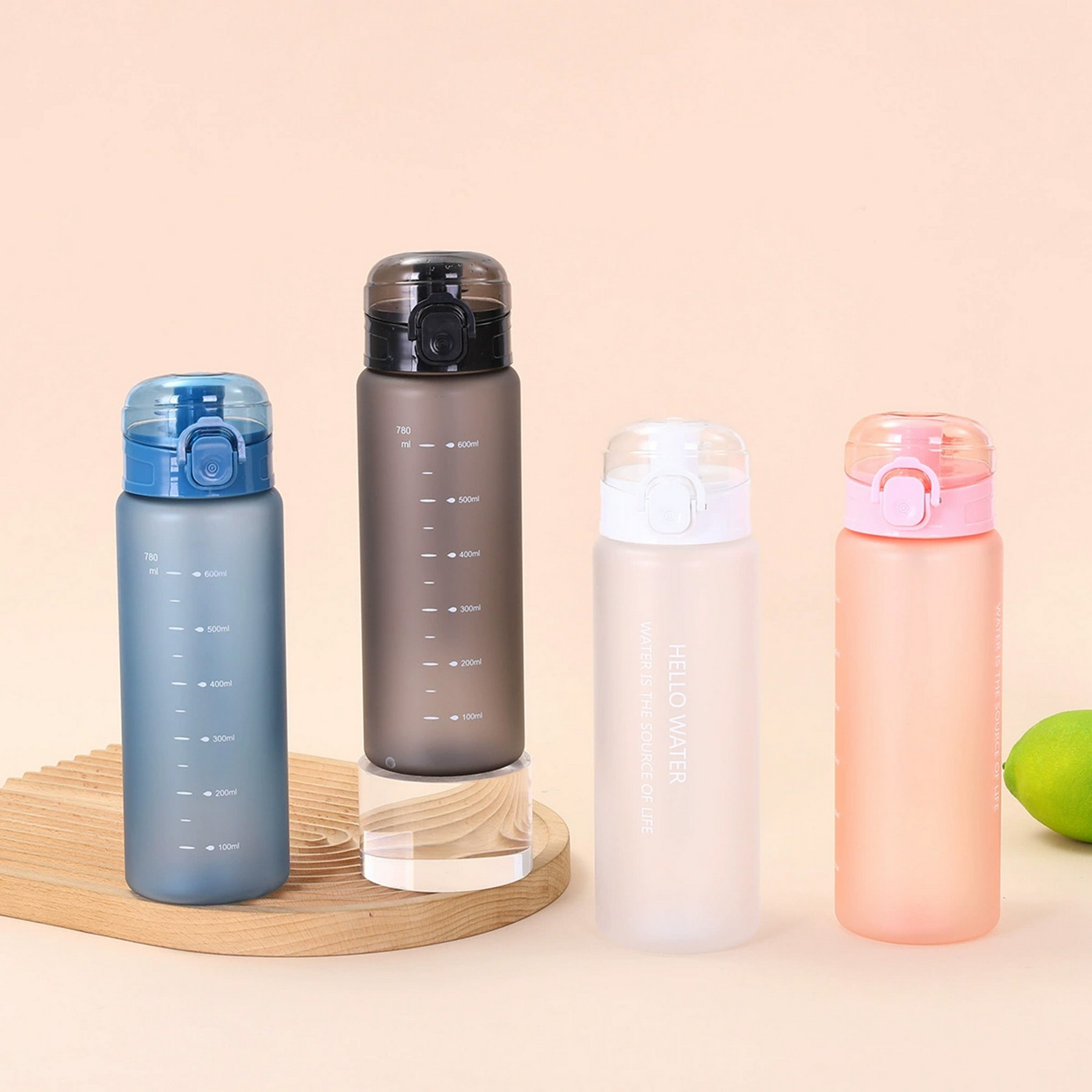 Graduated Sport Plastic Bottle 3