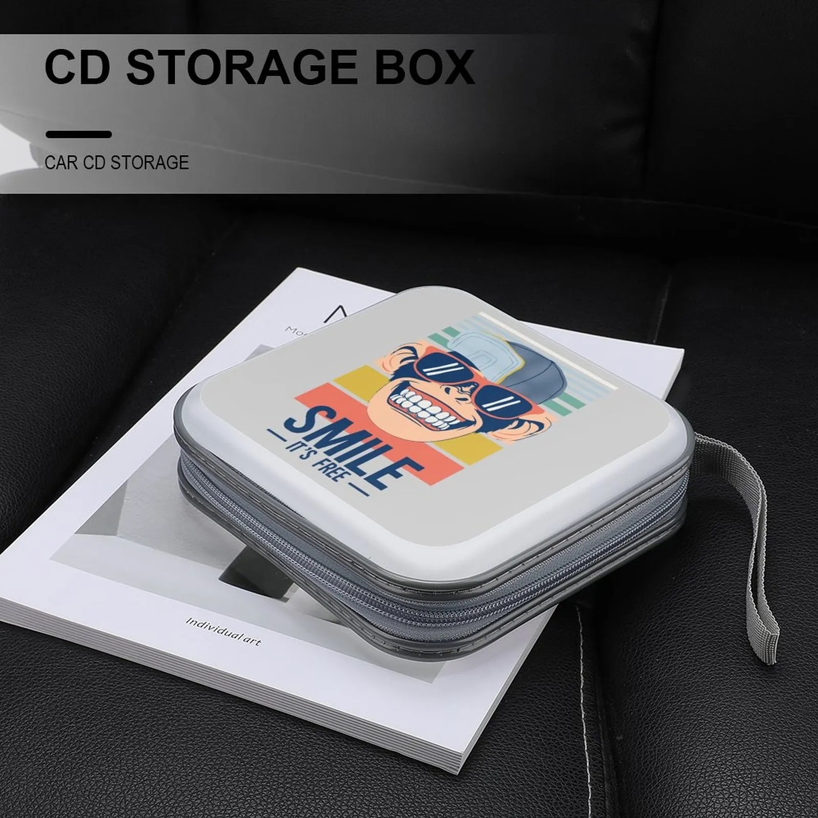 Custom Printed CD Case with Logo - Durable Waterproof Storage for 40 DVDs Bulk Order 4