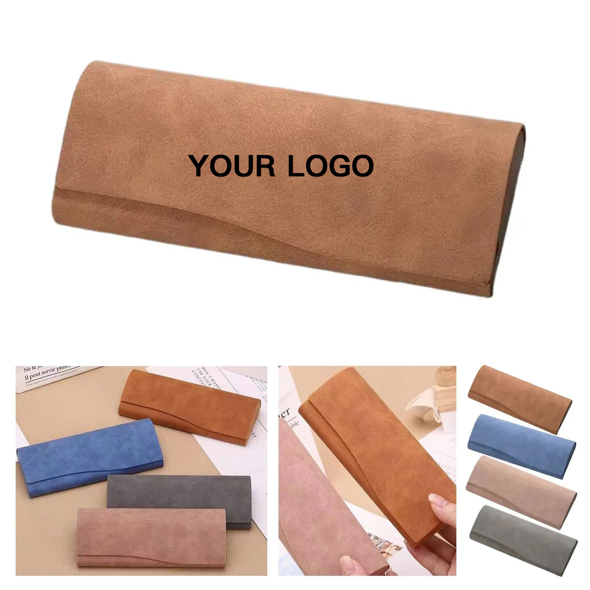 Durable Leather Sunglass Case for Travel Use 5