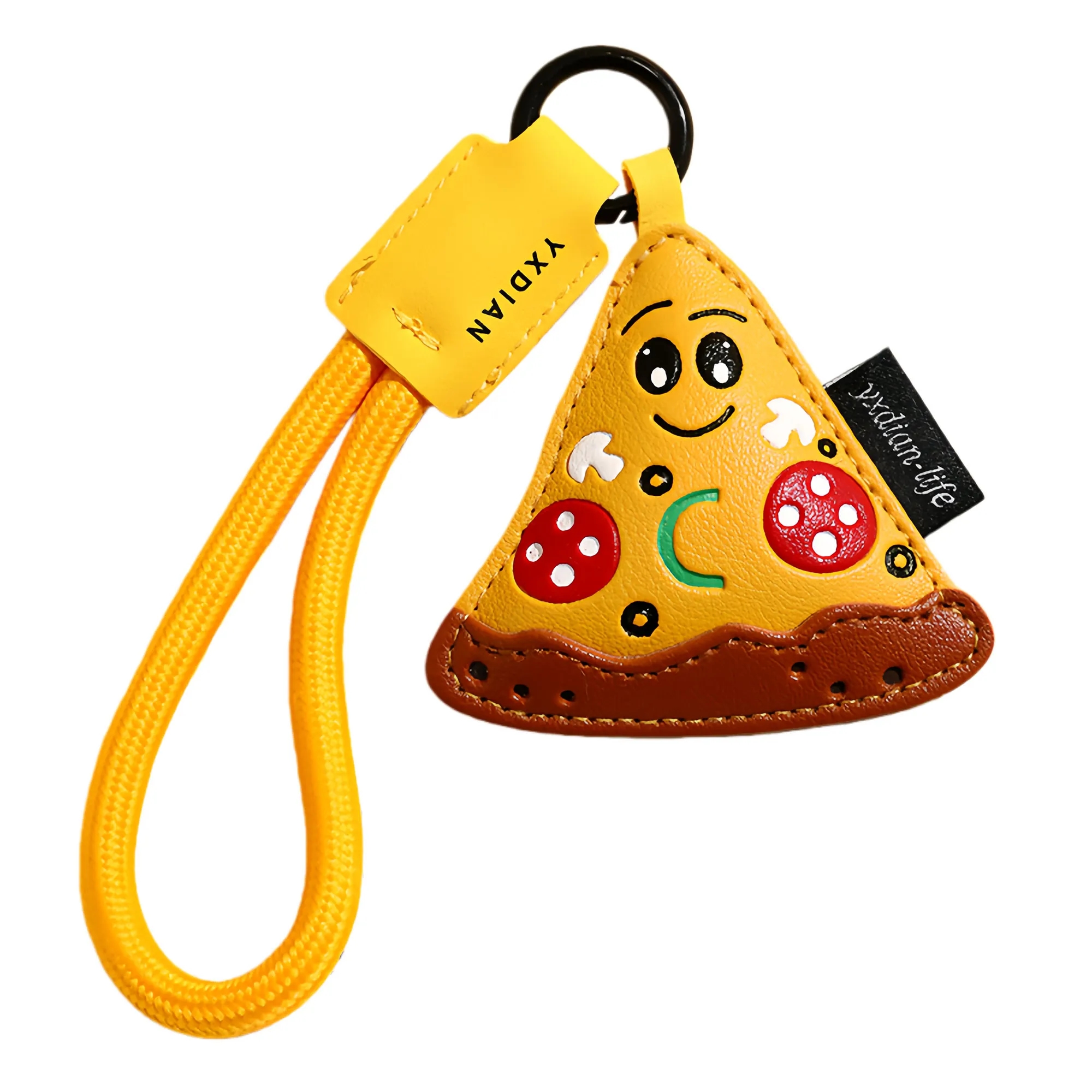 Creative Food Shaped PU Leather Keychain 3