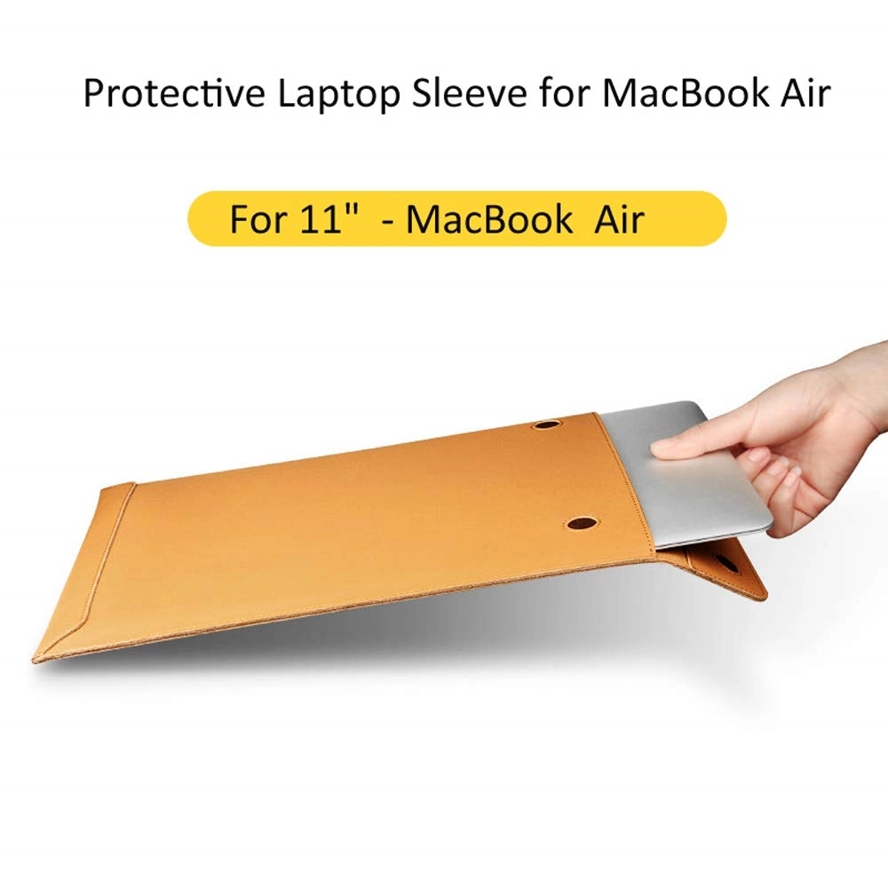 11/12/13/15 Inch Leather Laptop Sleeve Bag 5