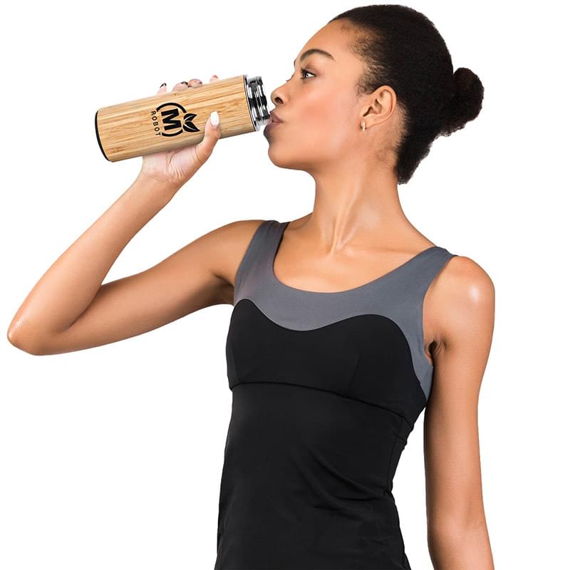 16oz. Vacuum-Sealed Eco Bamboo Bottle 5