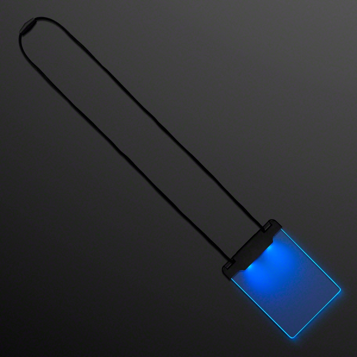 Space Glow Light Badge Necklace 18