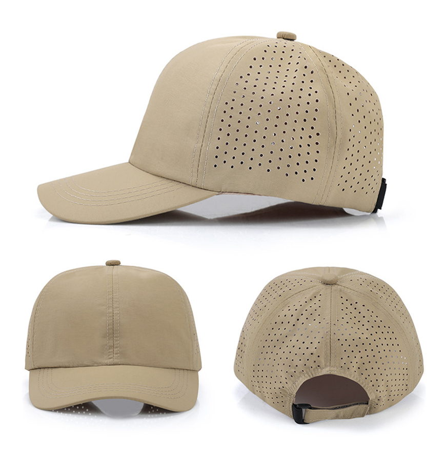Quick-Drying Laser Perforated Baseball Hat 2