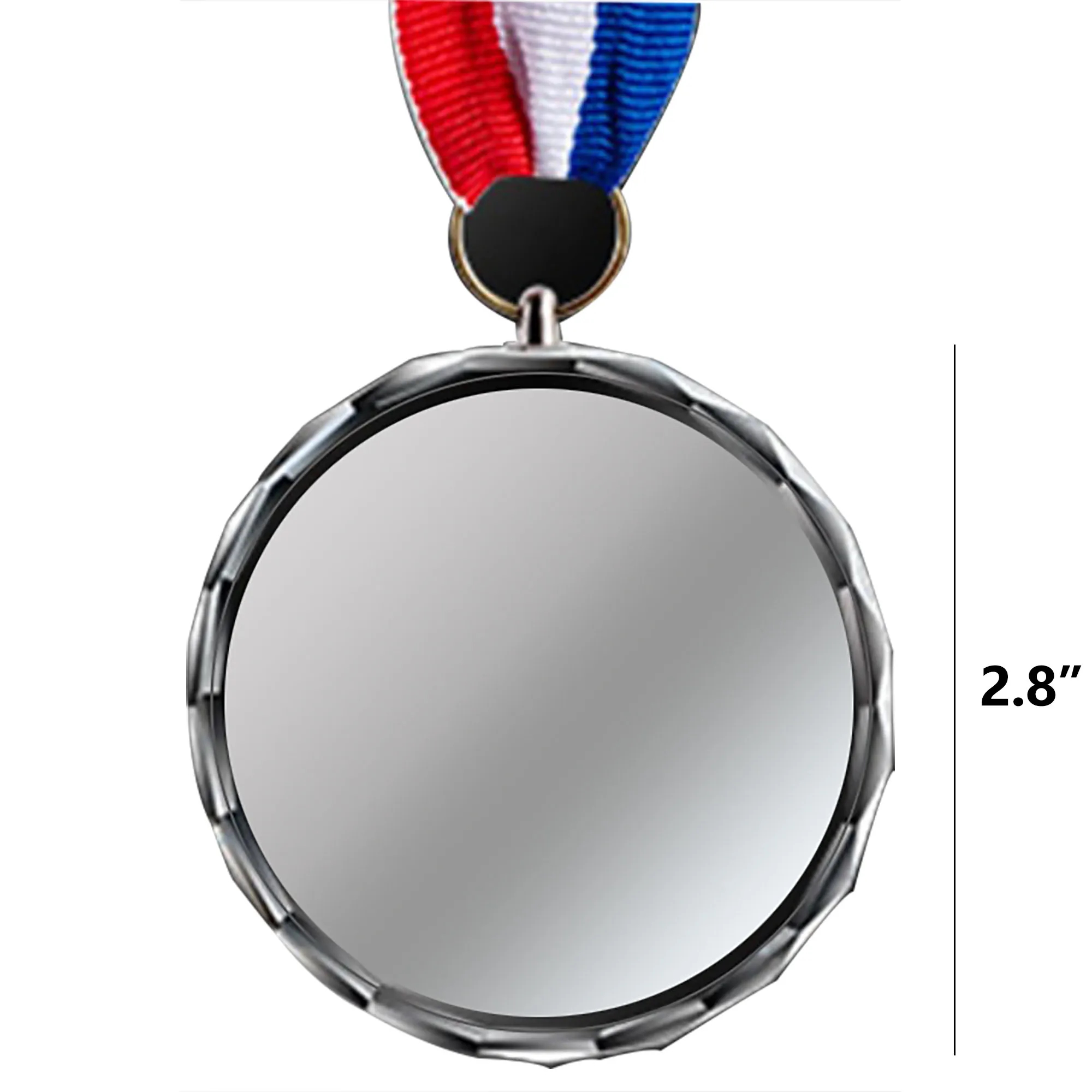 MOQ 3 PCS Full Color Crystal Medal With Lanyard 3