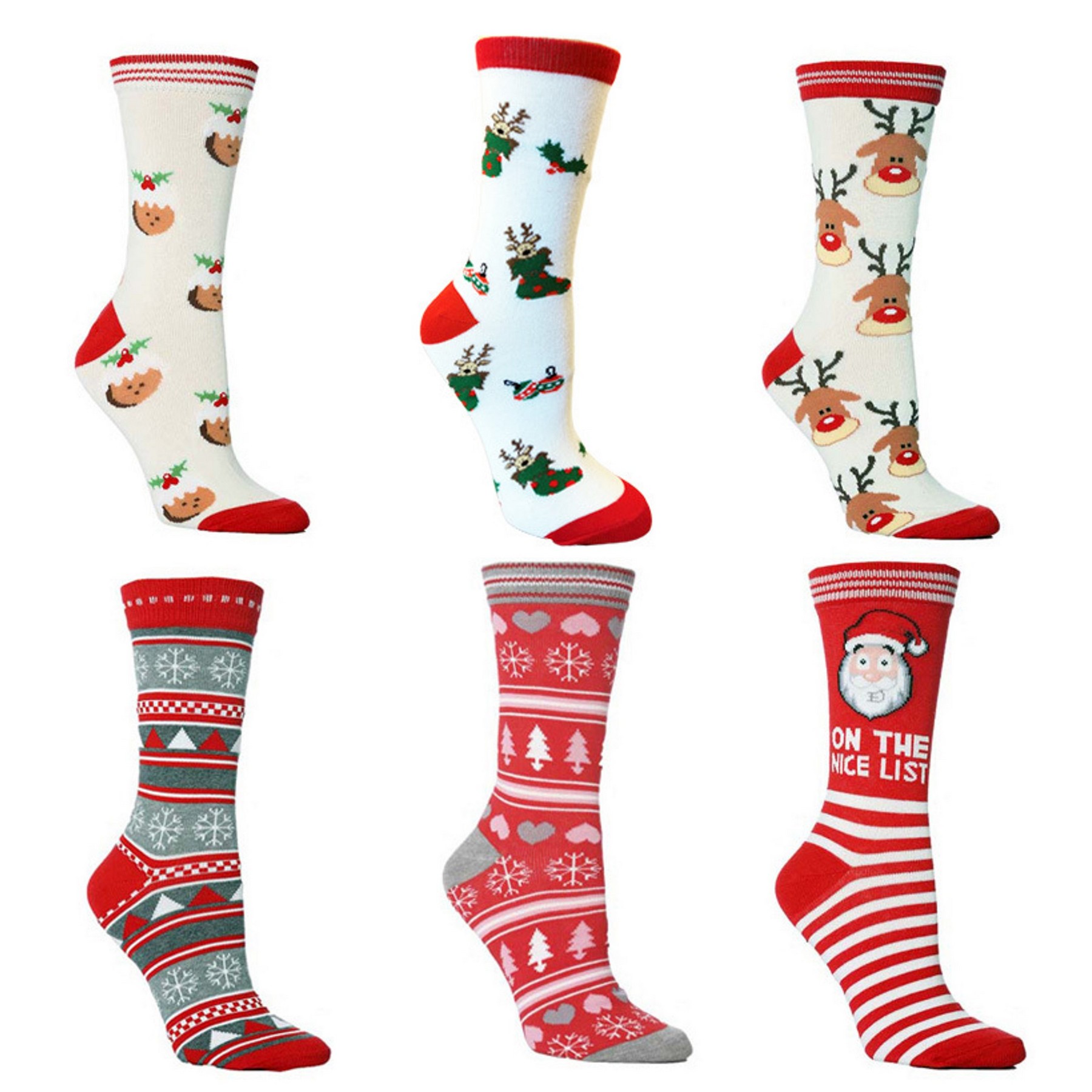 Custom Knit Cotton Crew Jacquard Socks 7