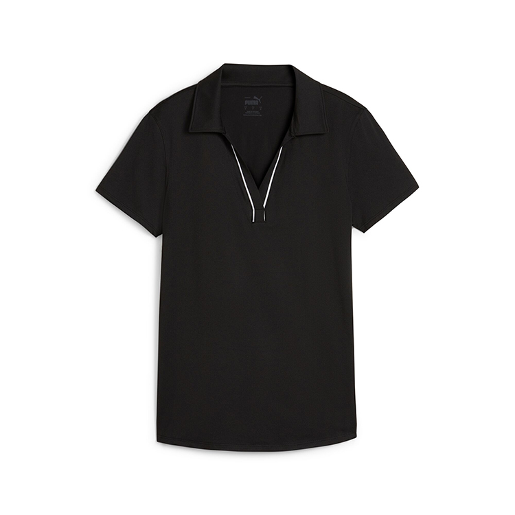 Puma Ladies Cloudspun Piped Short Sleeve Polo 2