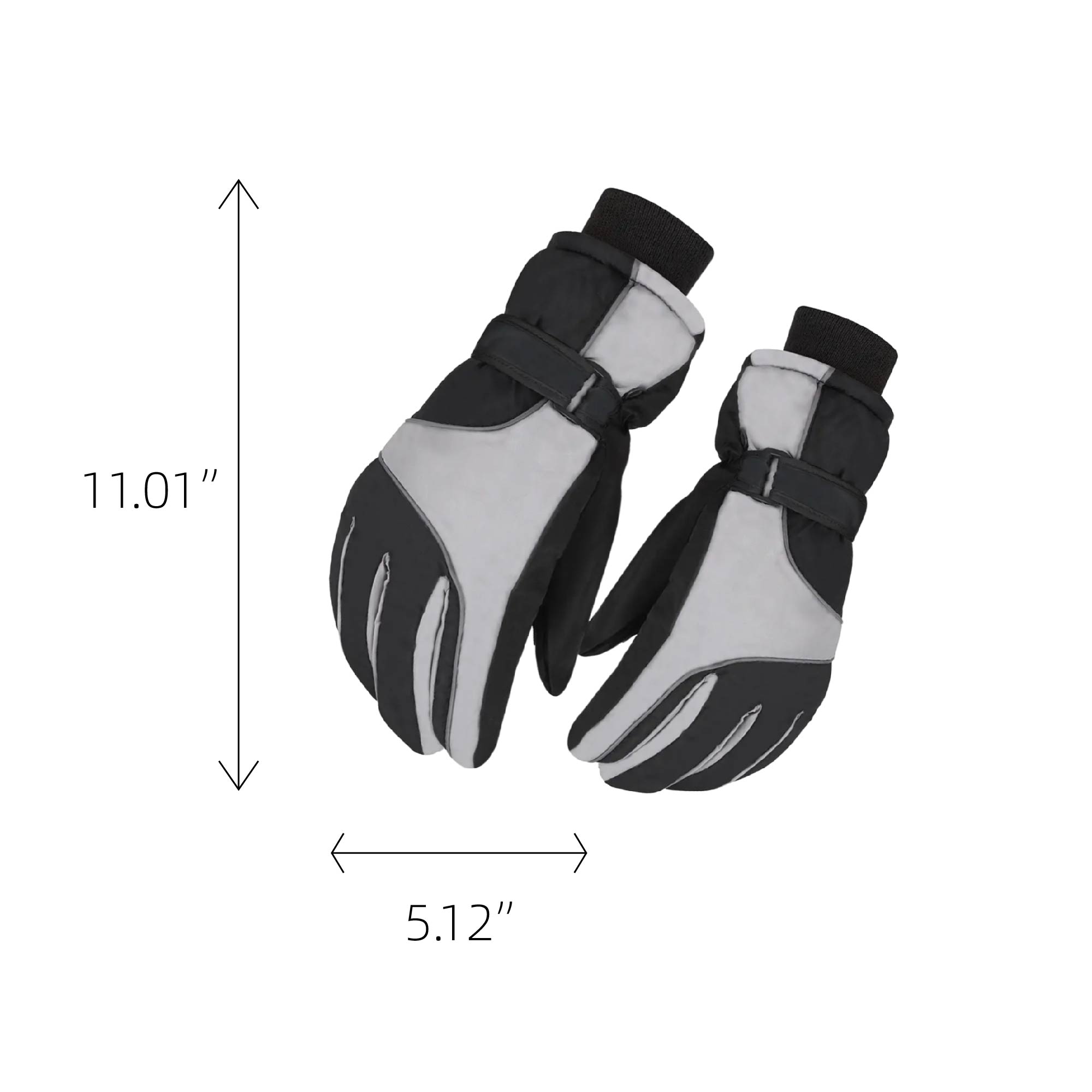 MOQ 10 pcs Waterproof Ski Gloves 3