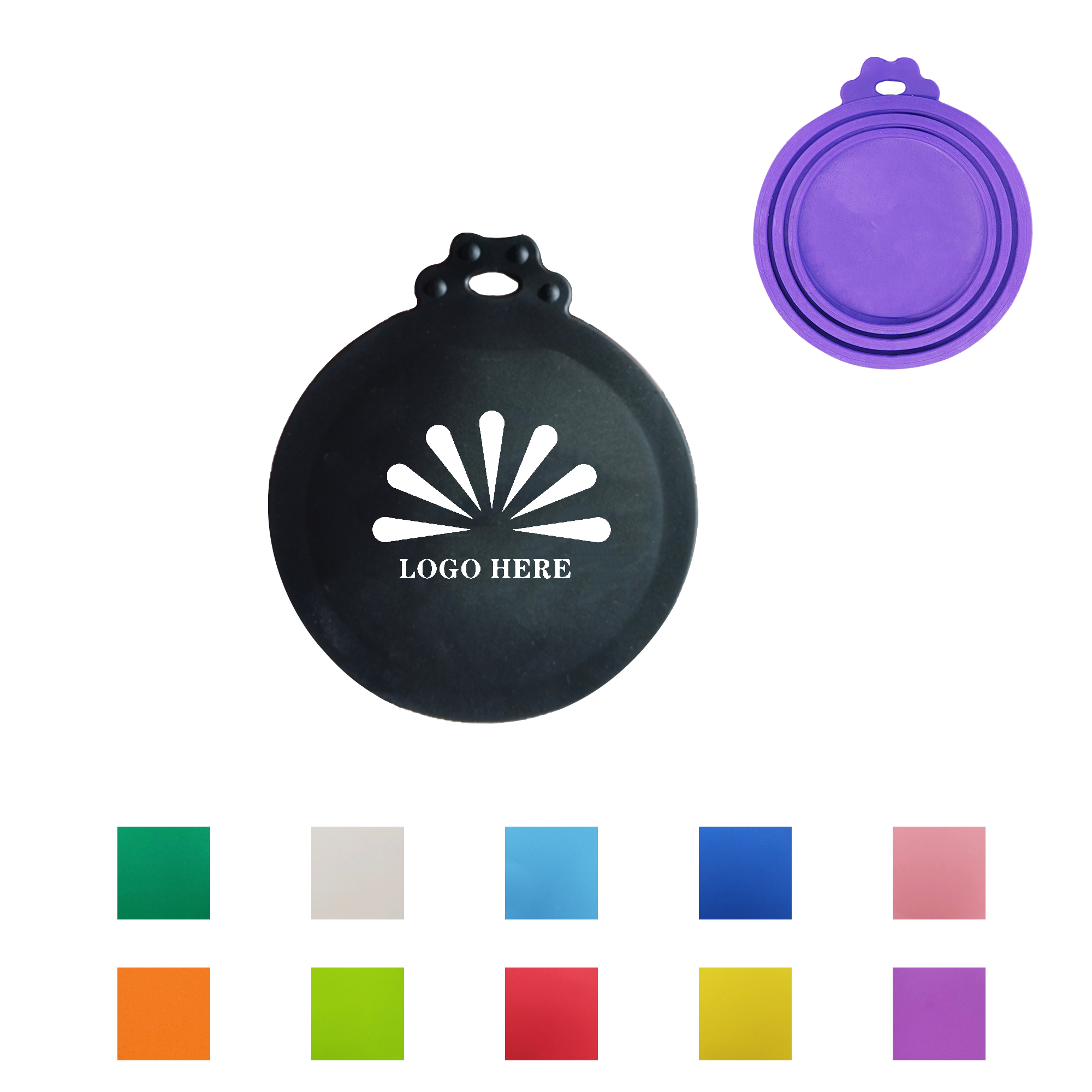 MOQ 20 PCS Silicone Pet Can Lid 2