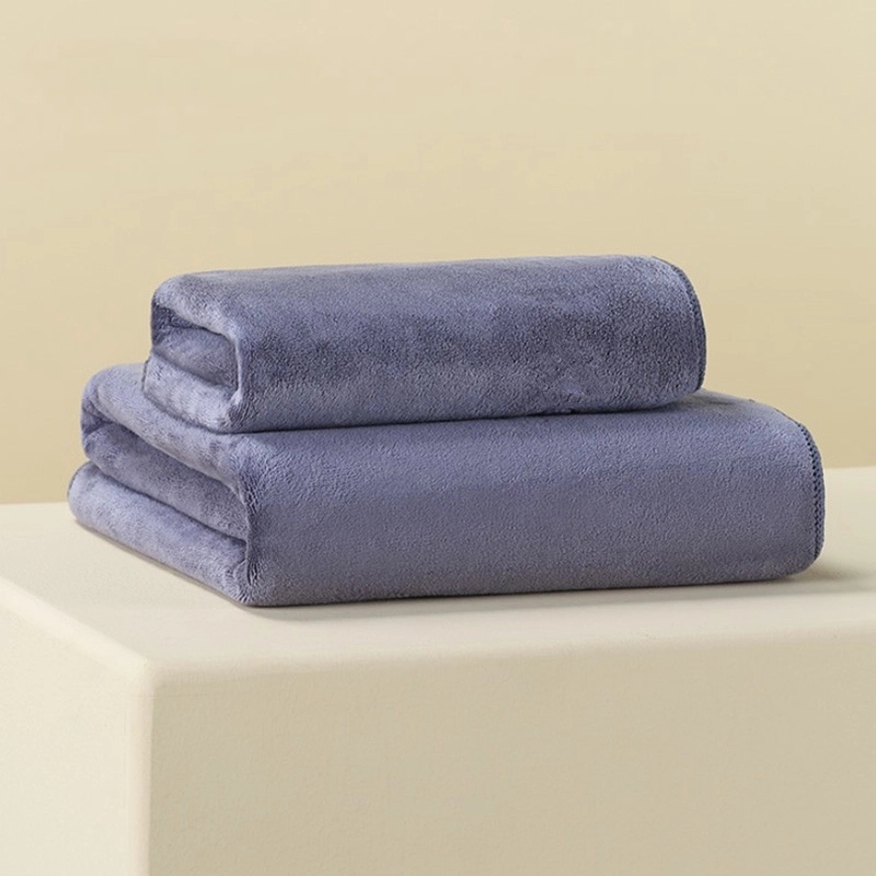 Custom Gift Soft Quick-Dry Flannel Fleece Hand & Face Towel 13