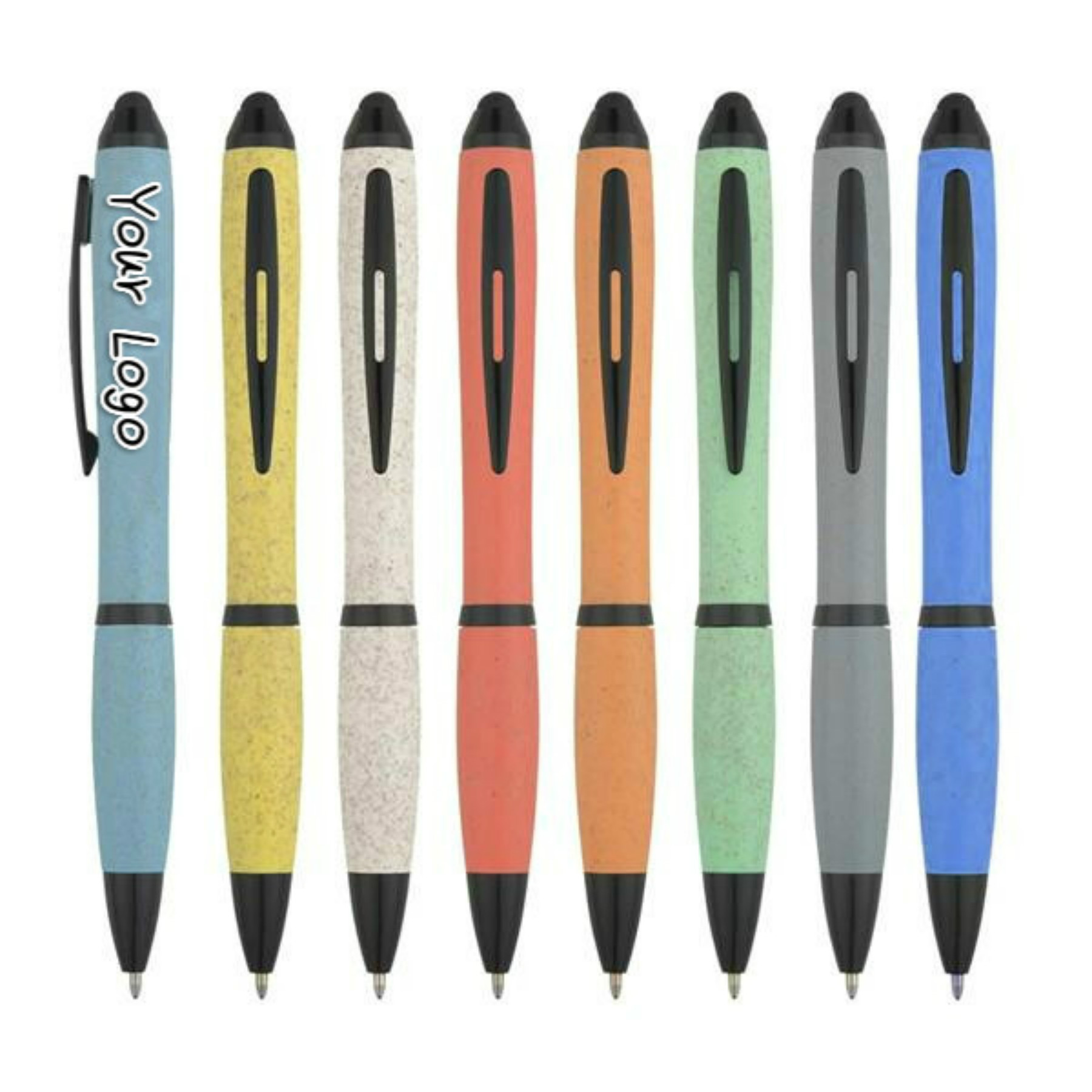 Wheat Straw Twist Action Stylus Pen 2