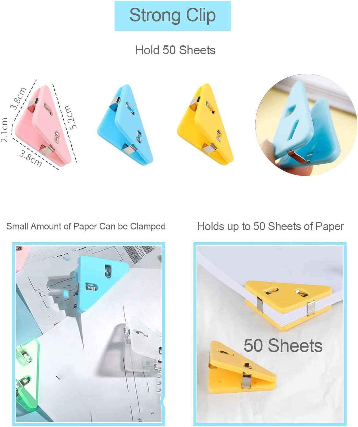Corner Paper Clip, promotional clip with logo imprint 2