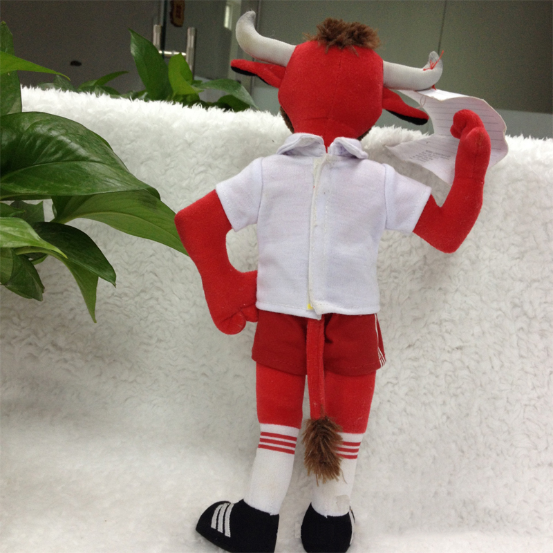 Cow Stuffed Animal w/Shirt (10") 2