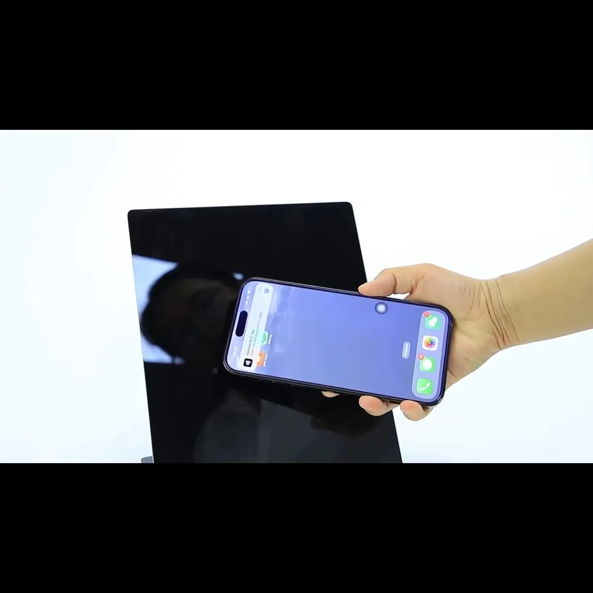 Custom NFC Mobile Phone Smart Google Review Stand 3